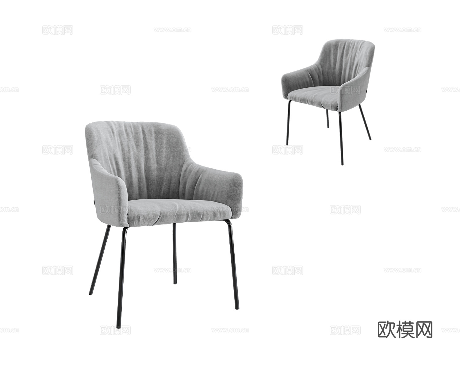 Artu 餐椅 书椅3d模型下载