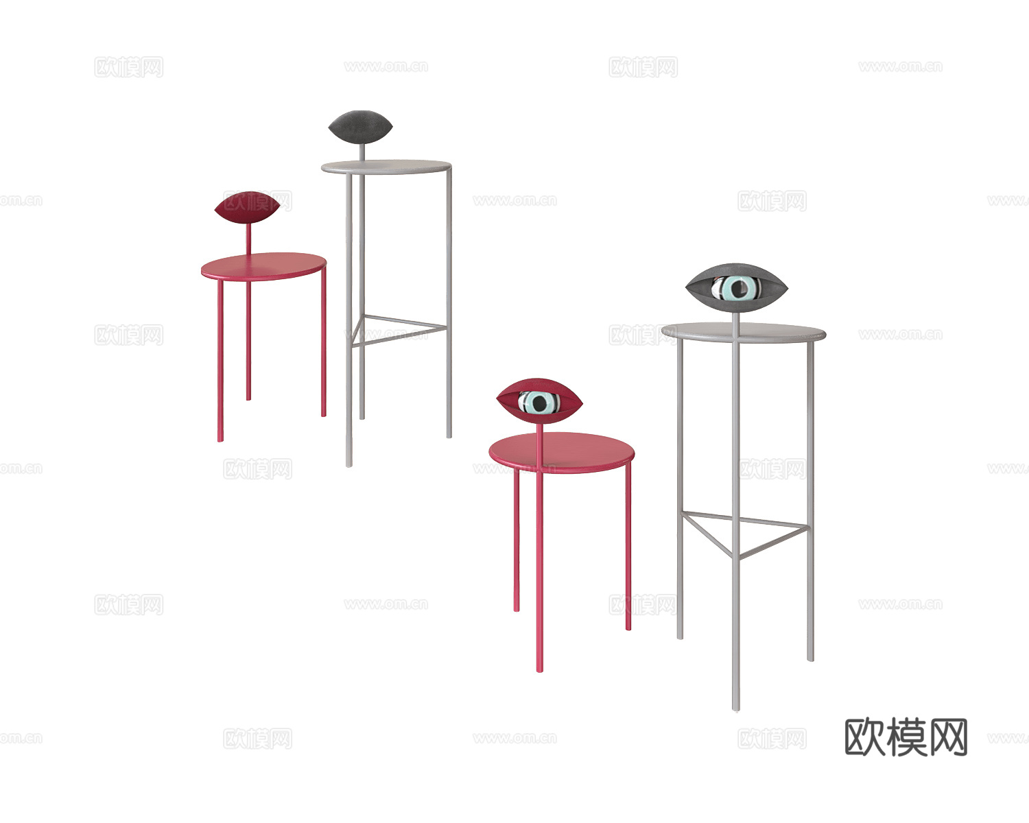 KOOB 吧凳3d模型下载