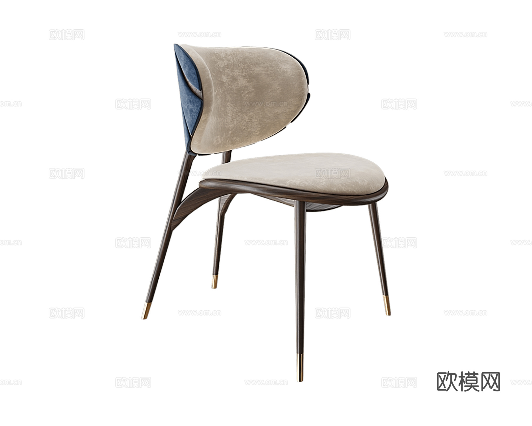 ALMA de LUCE 意式餐椅3d模型下载（渲染图1）