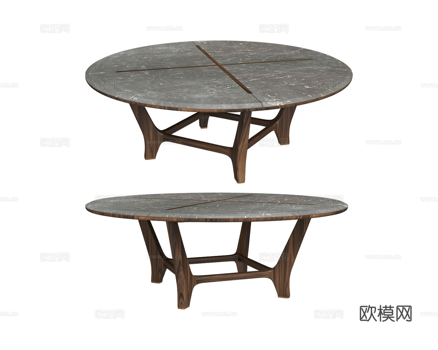 Ceccotti Collezioni 意式圆餐桌3d模型下载