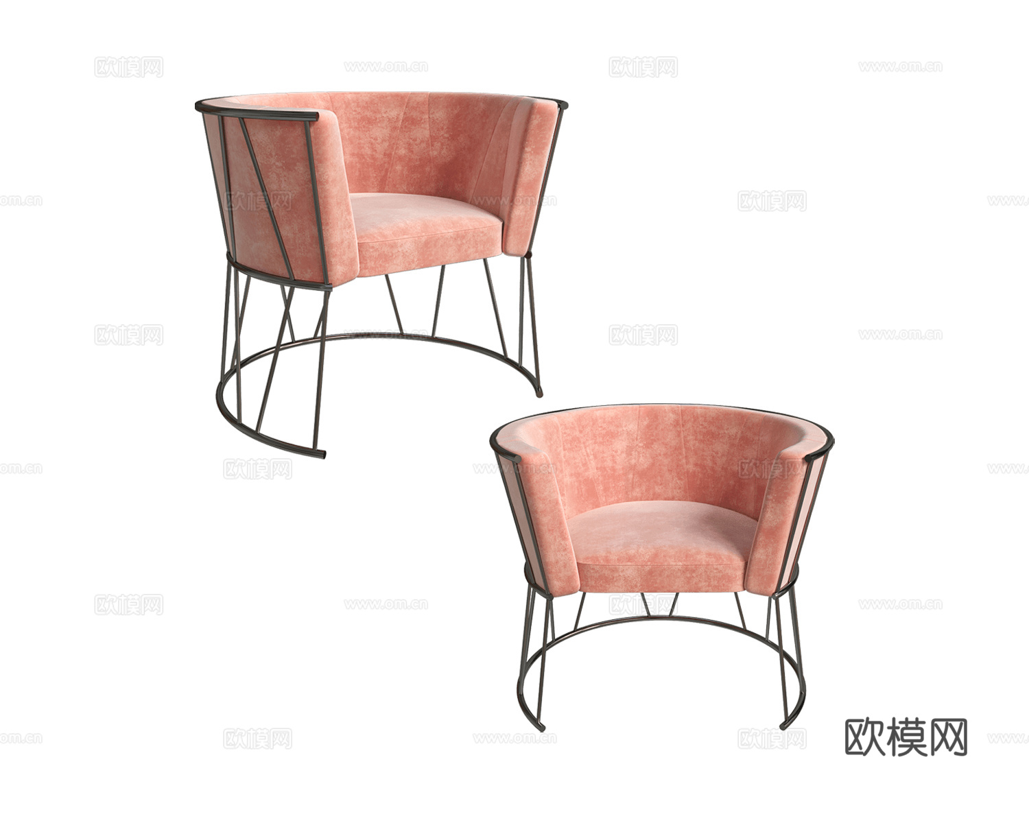 Artu 意式单人椅 休闲椅3d模型下载