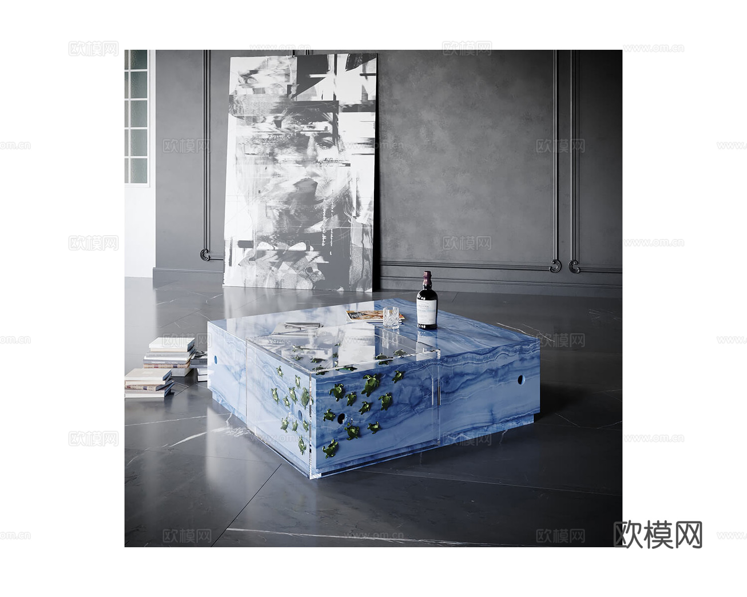 MAVIMATT 意式茶几3d模型下载（渲染图2）