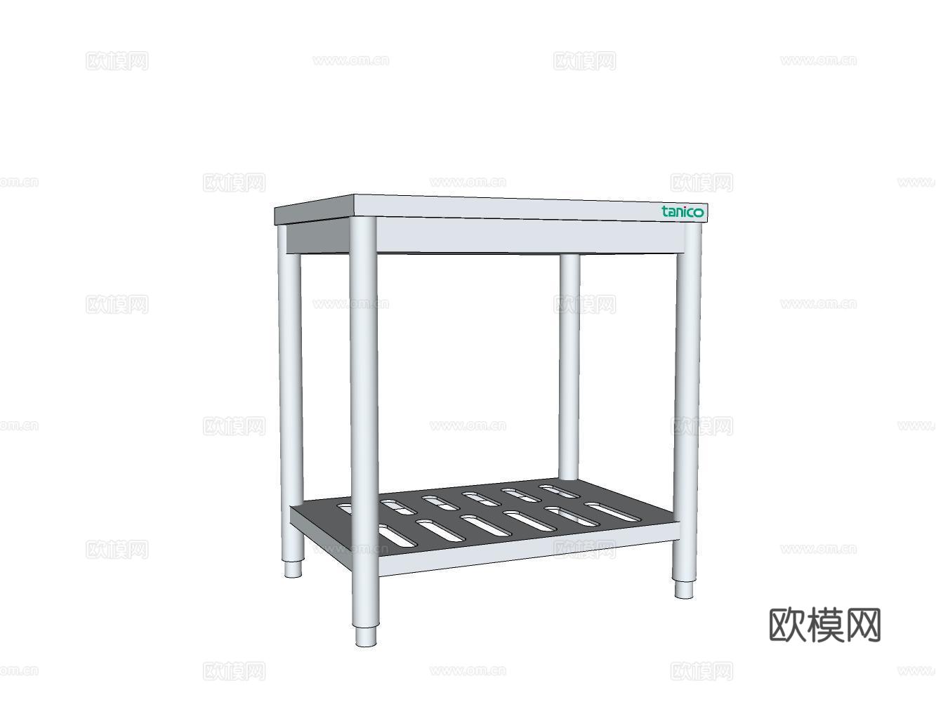 茶几su模型下载（渲染图2）