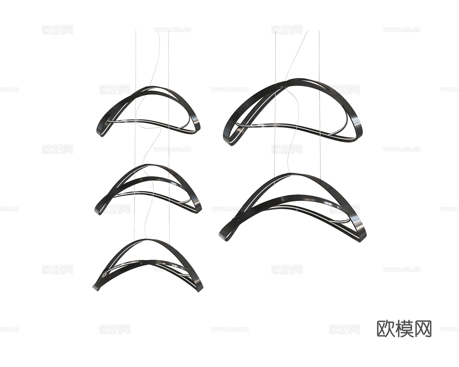 Actual design吊灯3d模型下载