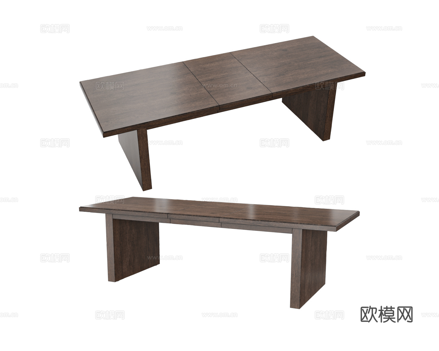 Full House 美式餐桌3d模型下载
