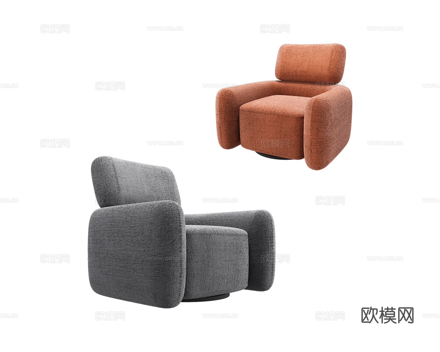 Bino home 单人沙发3d模型下载