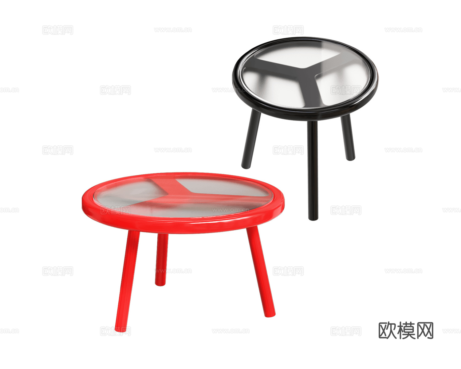 Paola Zani 组合茶几3d模型下载（渲染图2）