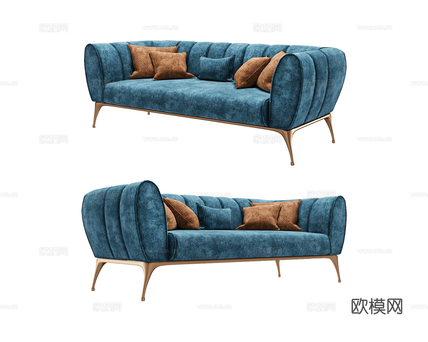 Cantori 意式多人沙发3d模型下载