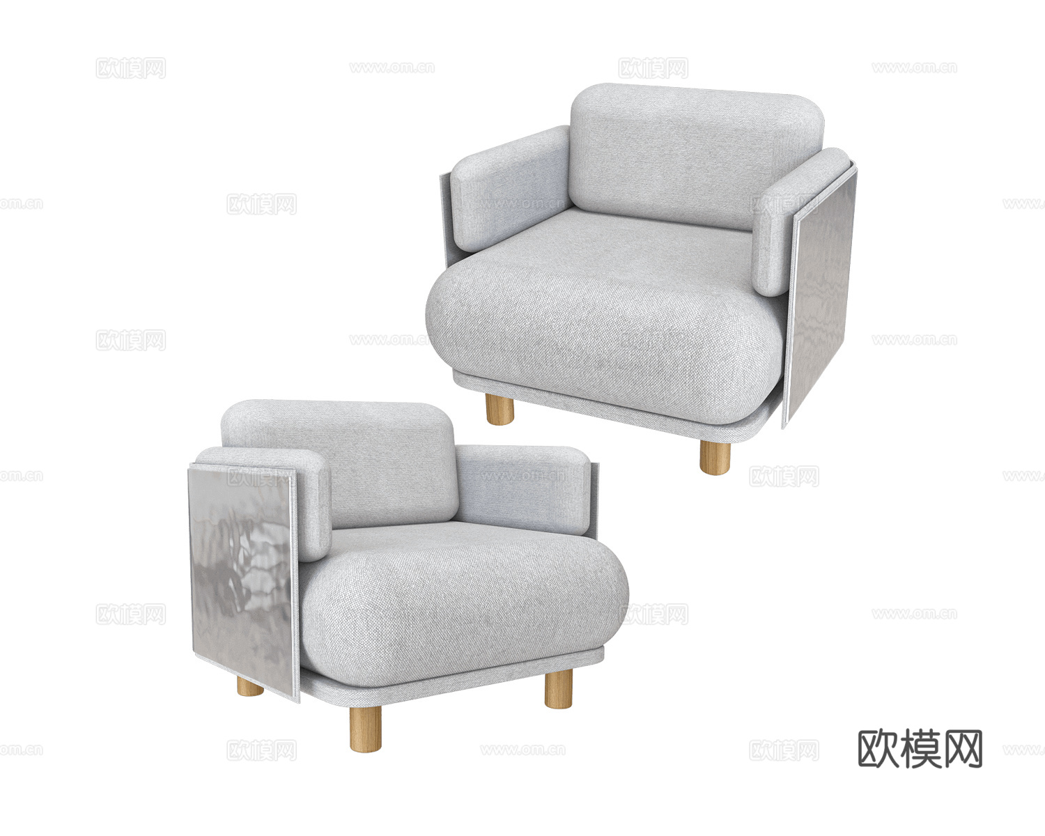 Furniture 单人沙发3d模型下载