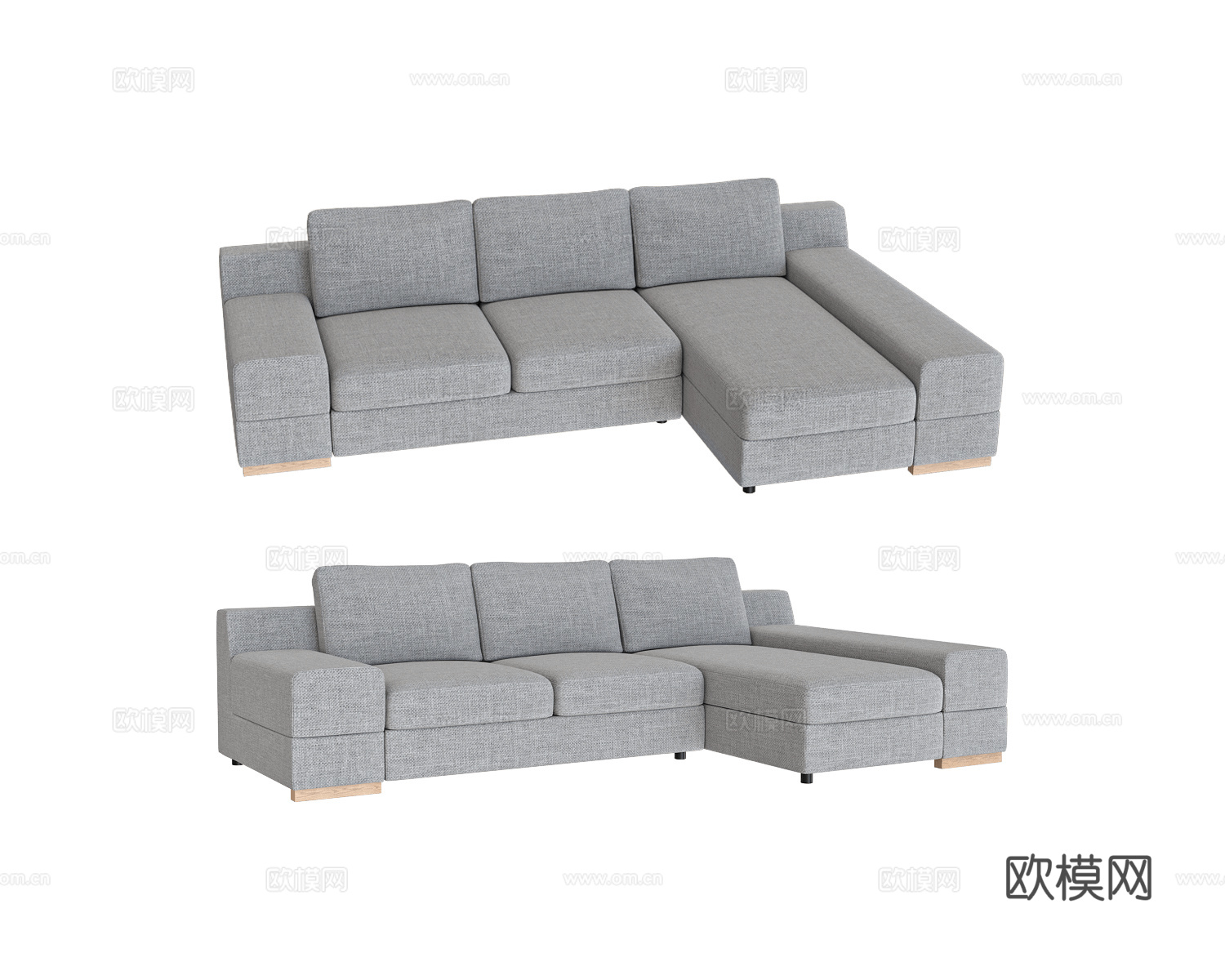 Bizzarto 转角沙发3d模型下载