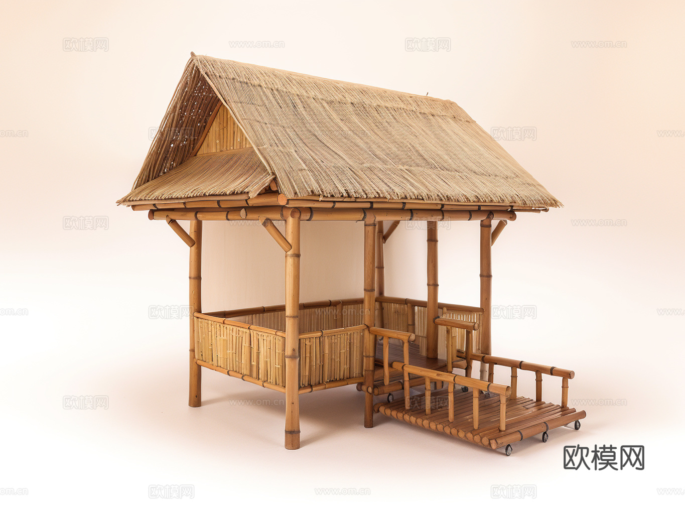 凉亭su模型su模型