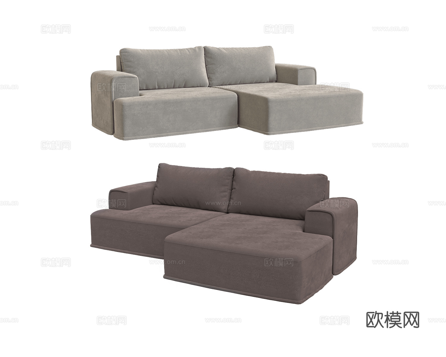 KULT 双人沙发3d模型下载