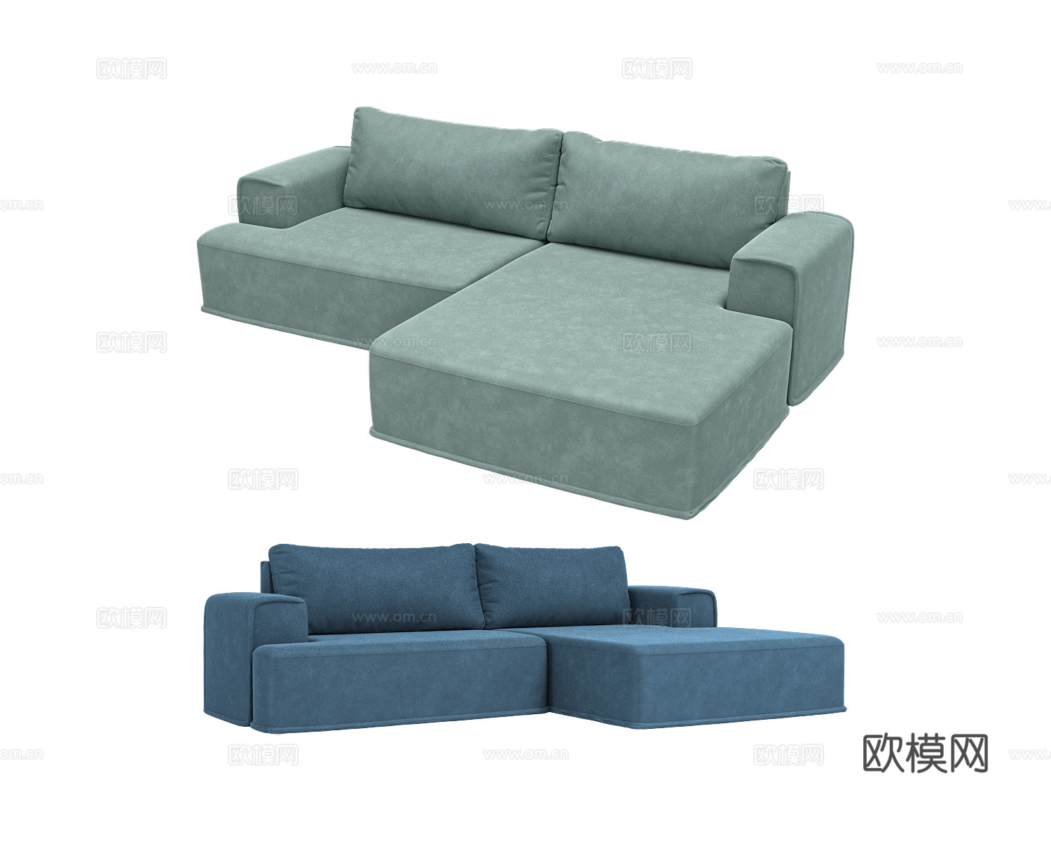KULT 双人沙发3d模型下载