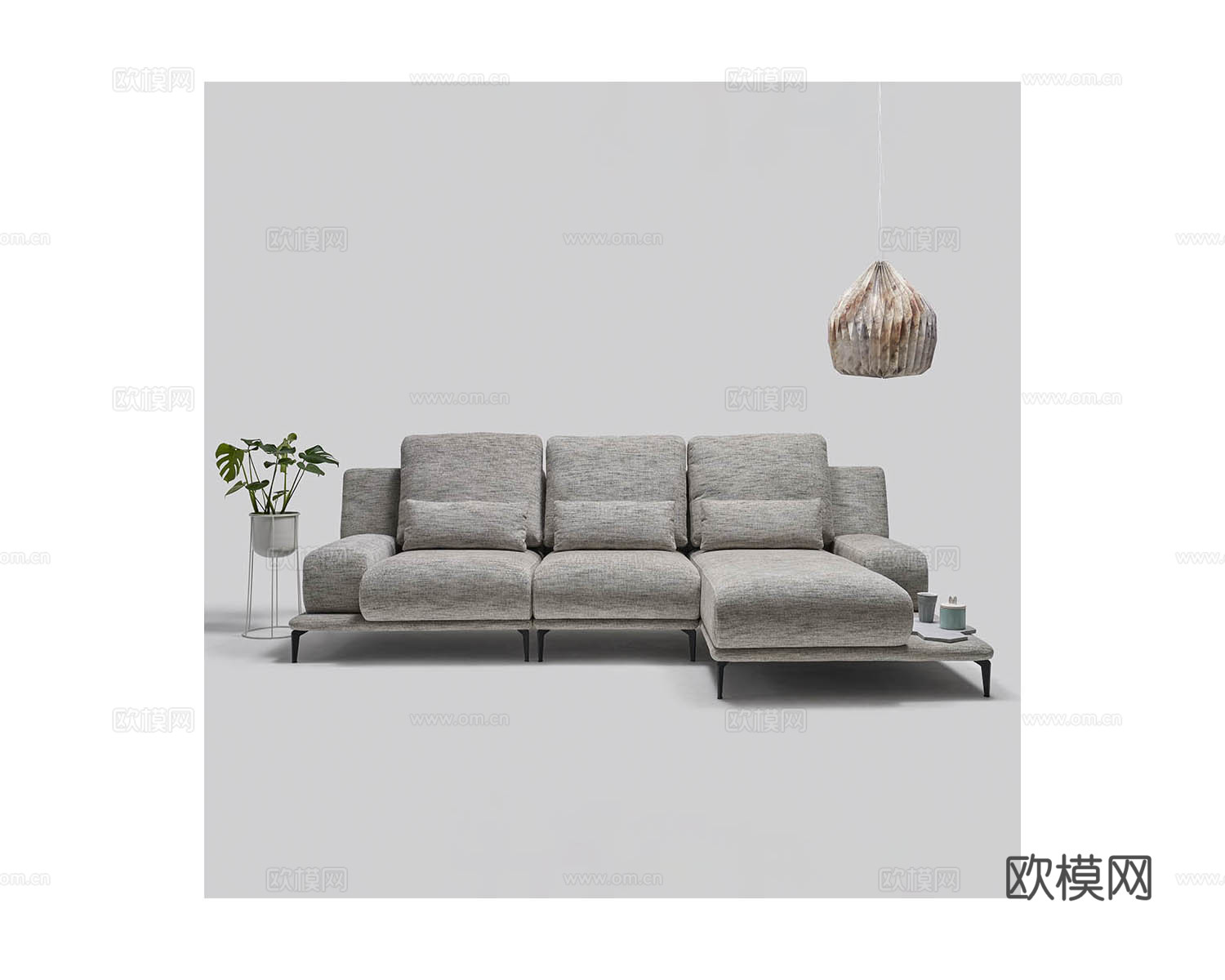 Bizzarto 双人沙发3d模型下载（渲染图2）