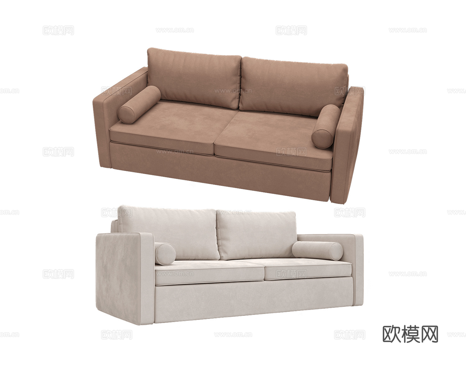 KULT 双人沙发3d模型下载