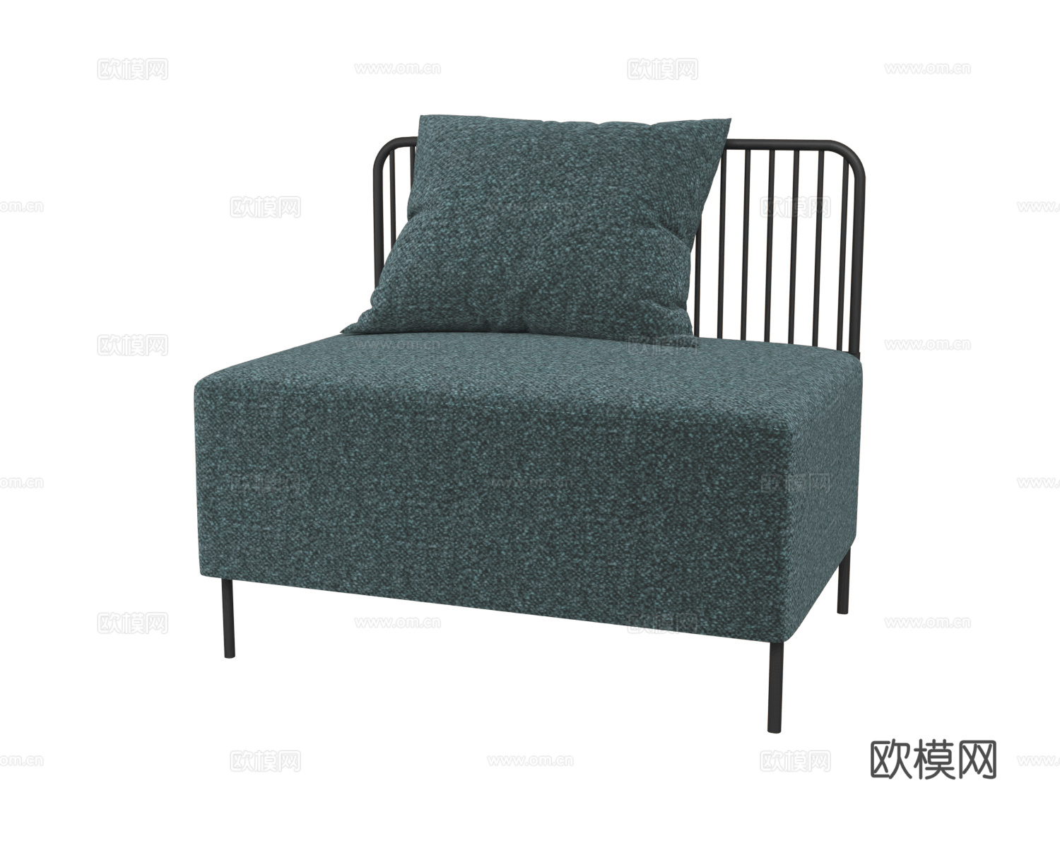 4Corners 单人沙发3d模型下载（渲染图1）