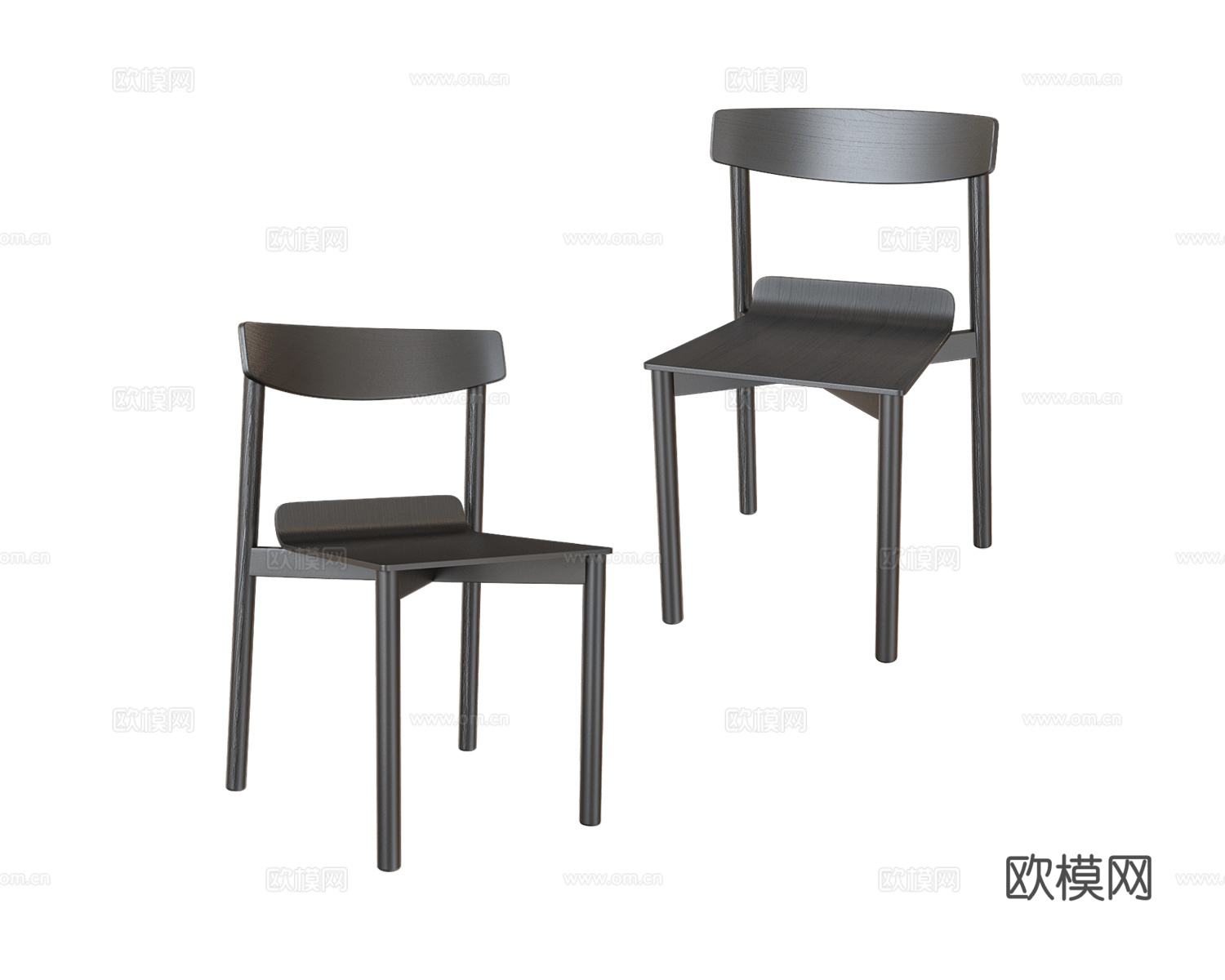Artu 现代椅子 餐椅3d模型下载