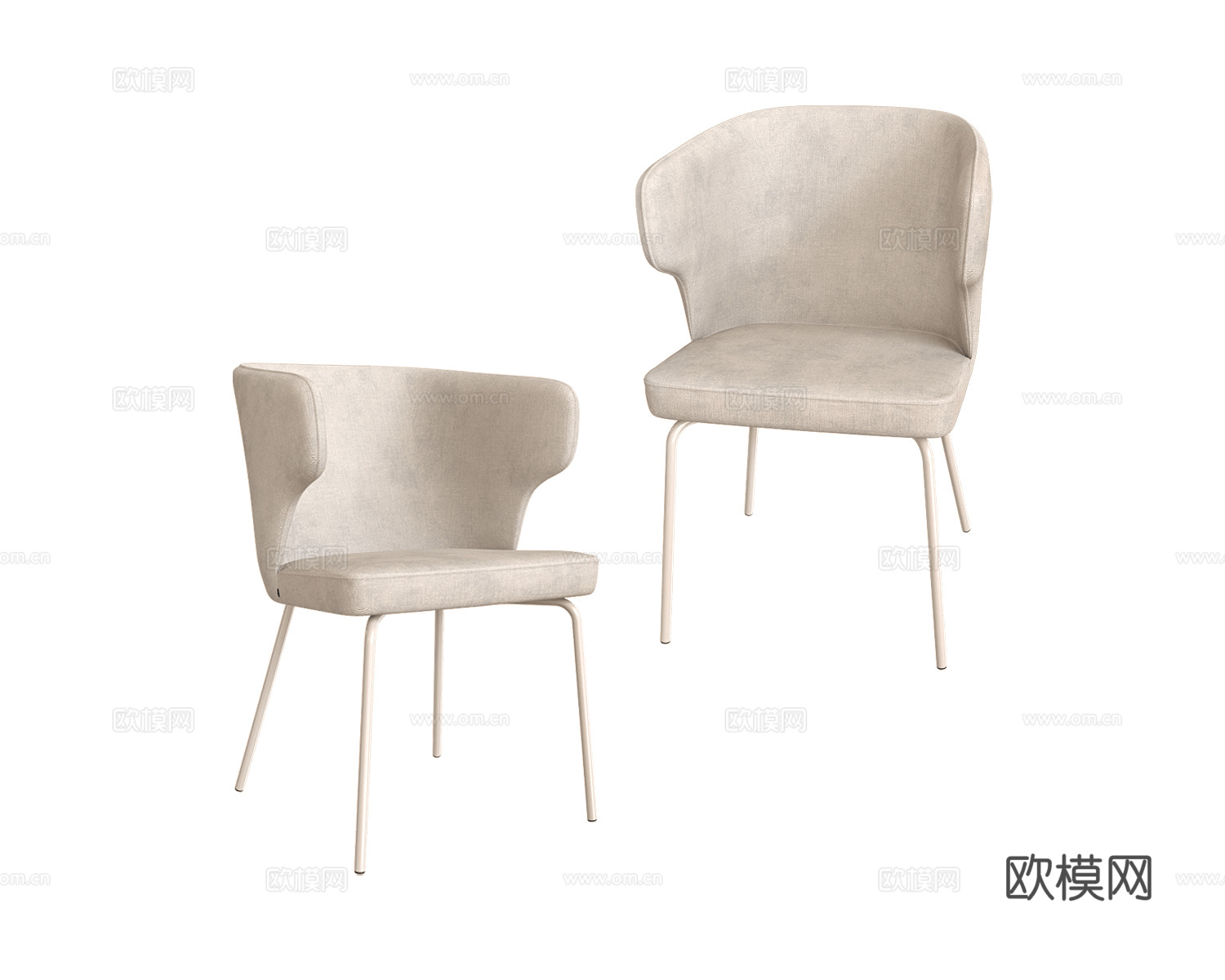 Artu 意式办公椅 椅子3d模型下载