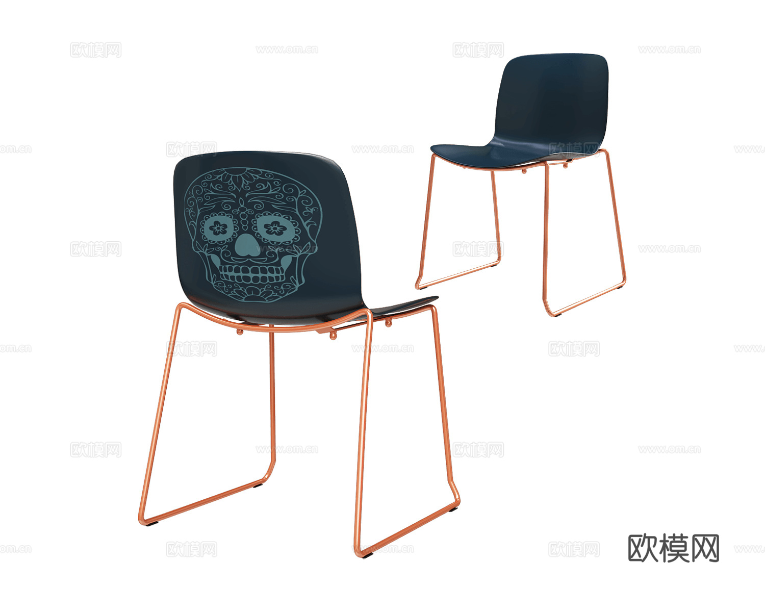 m. arte 椅子 单椅 书椅3d模型下载