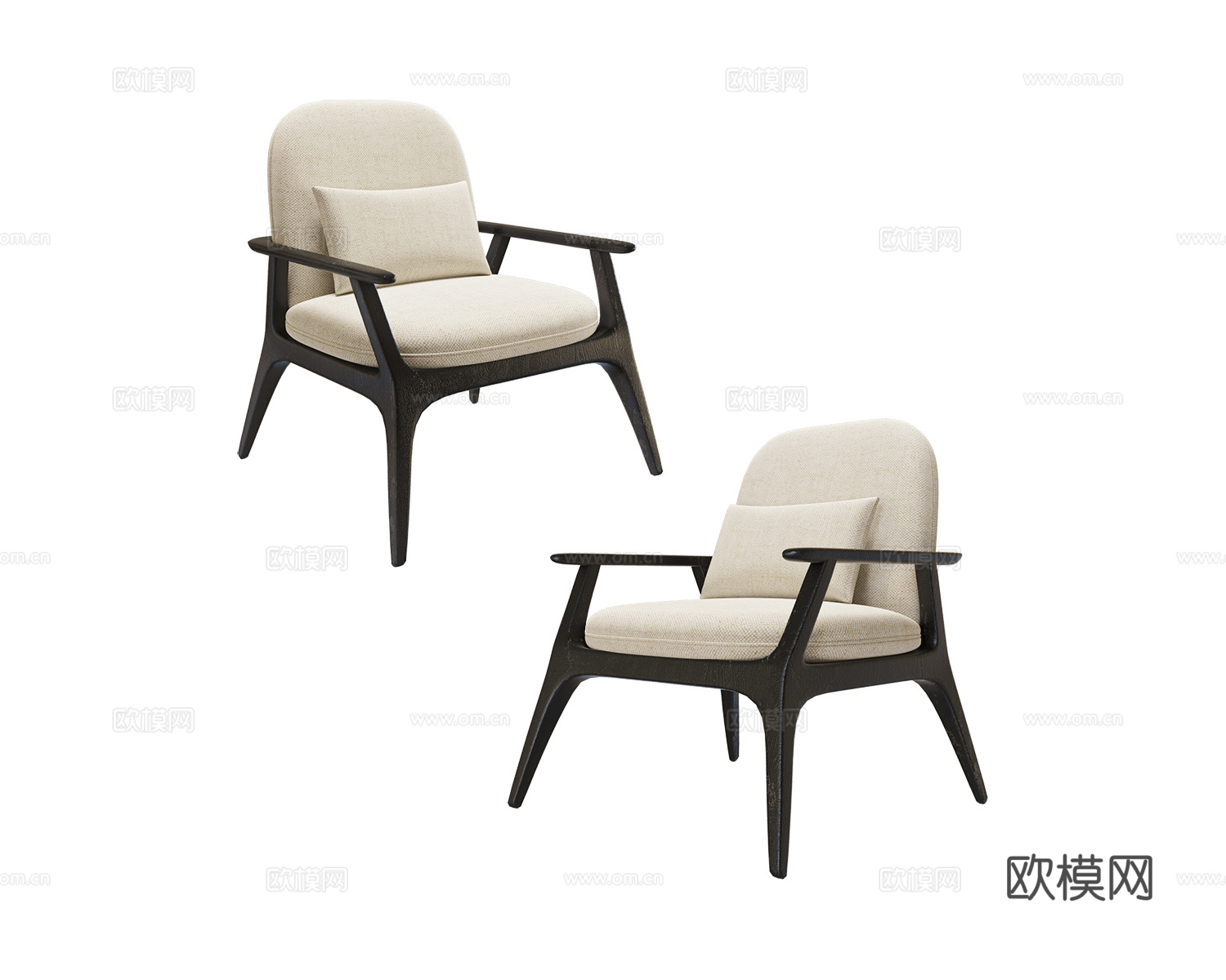 ZZOK 休闲椅3d模型下载