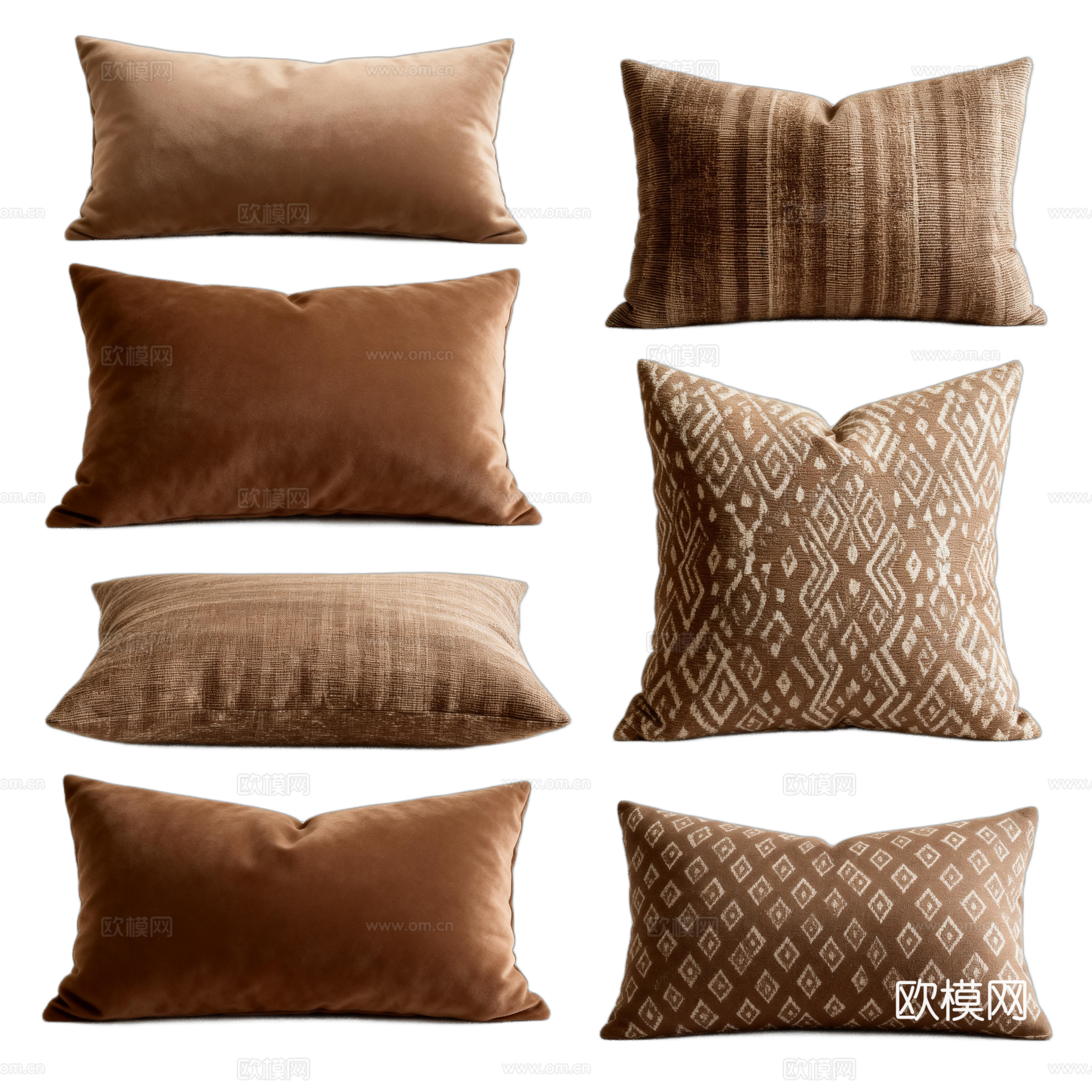 诧寂风抱枕 禅意抱枕 中式抱枕 素雅抱枕 棕色涂鸦抱枕