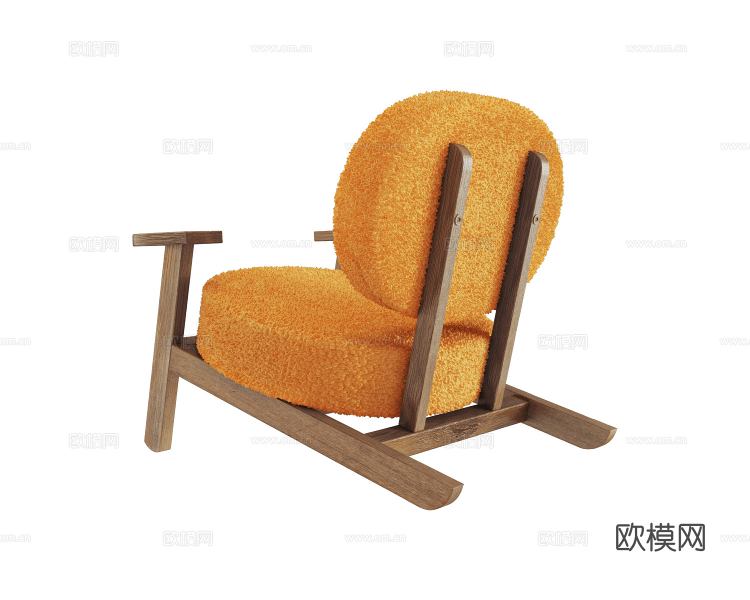 Manual mode 休闲椅3d模型下载（渲染图2）