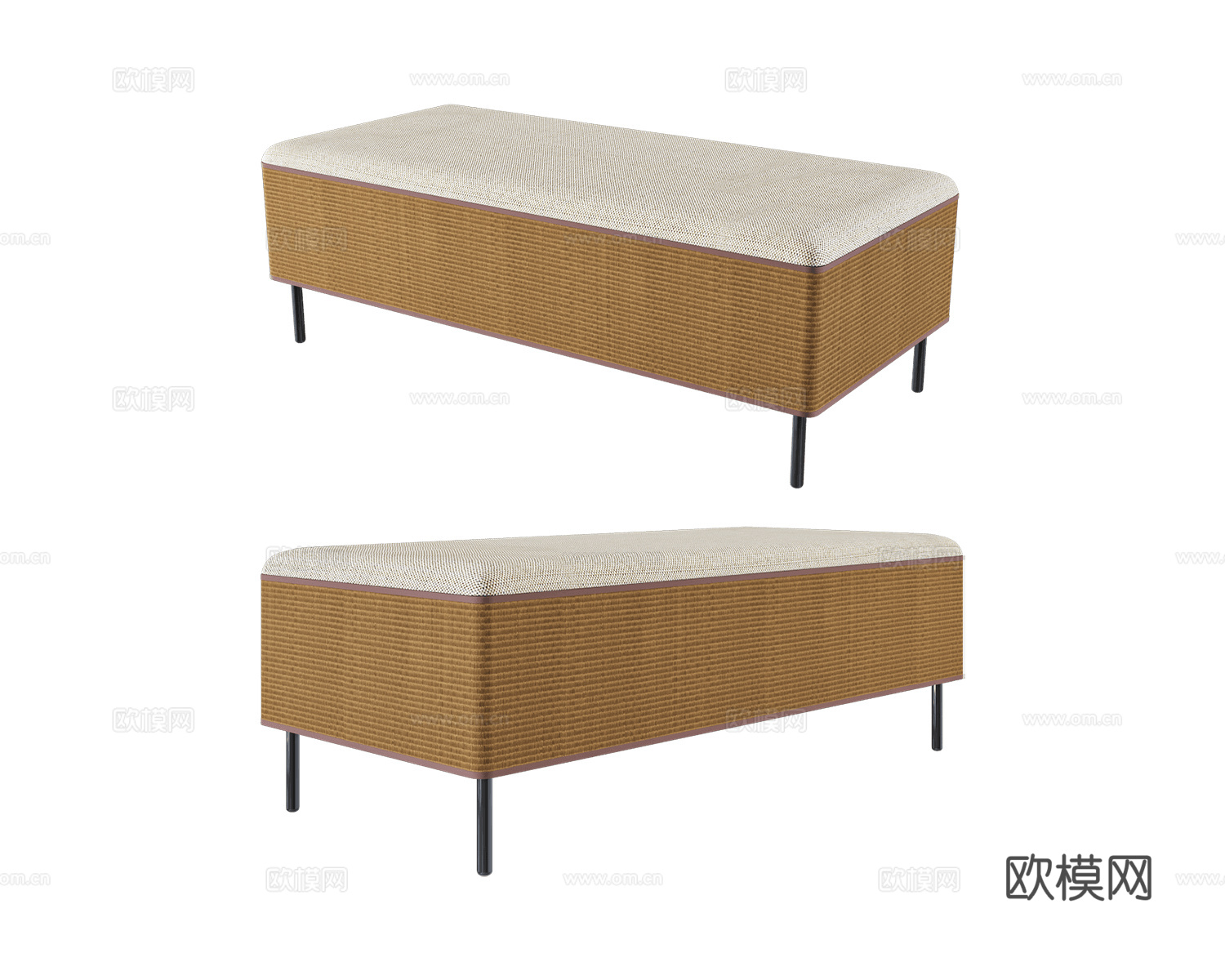 Nature 沙发凳3d模型下载