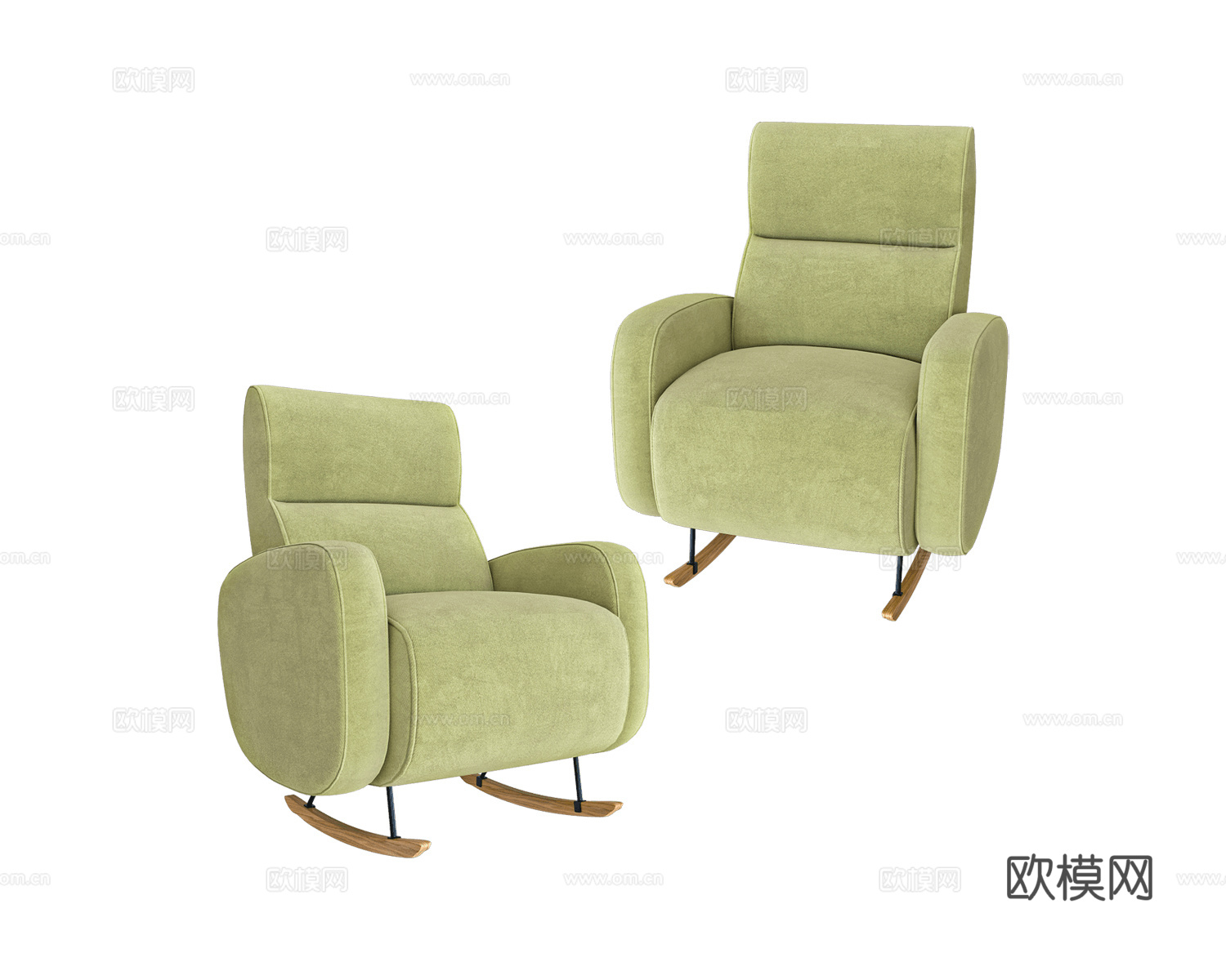 Bizzarto 单人沙发3d模型下载（渲染图1）