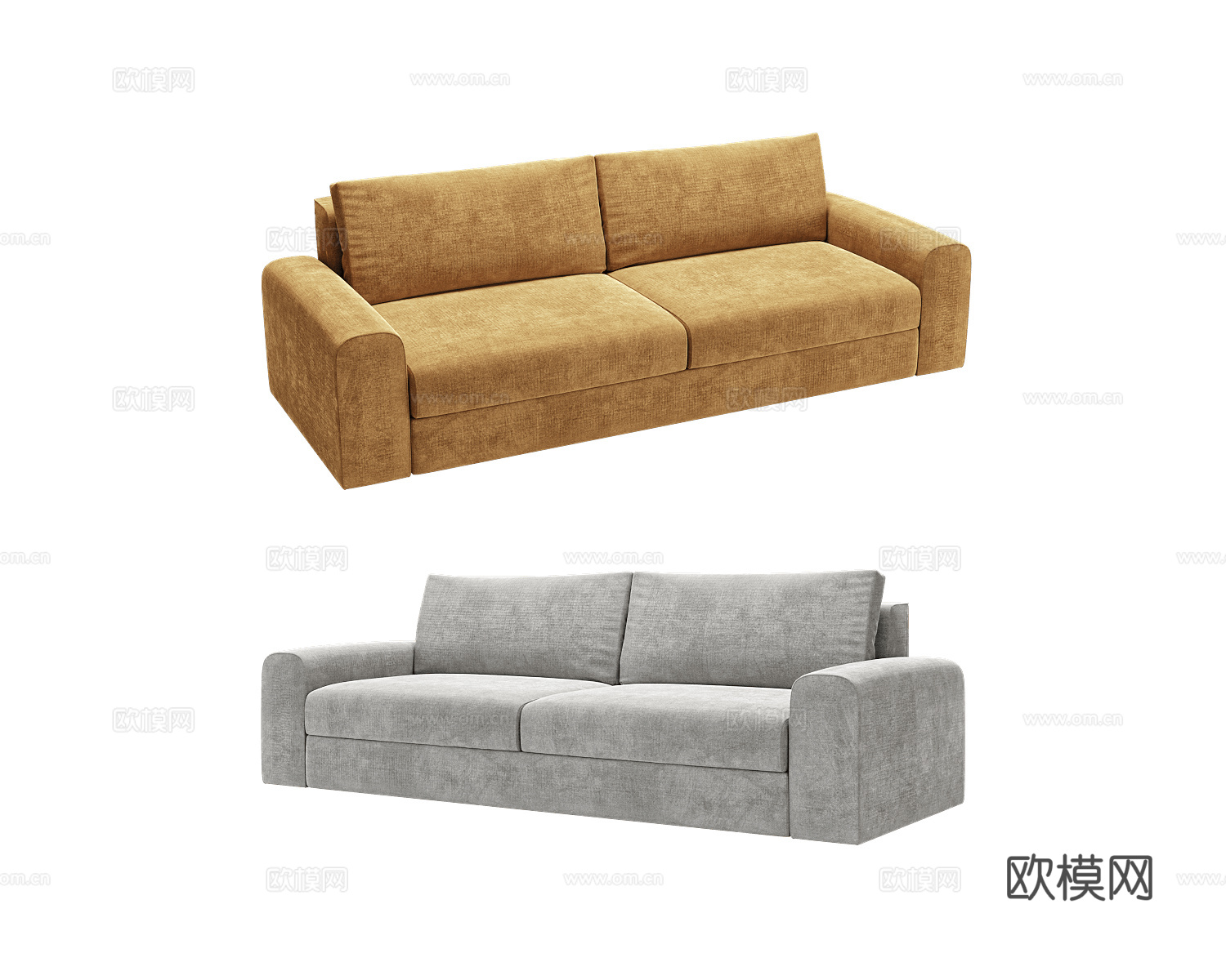 KULT 双人沙发3d模型下载