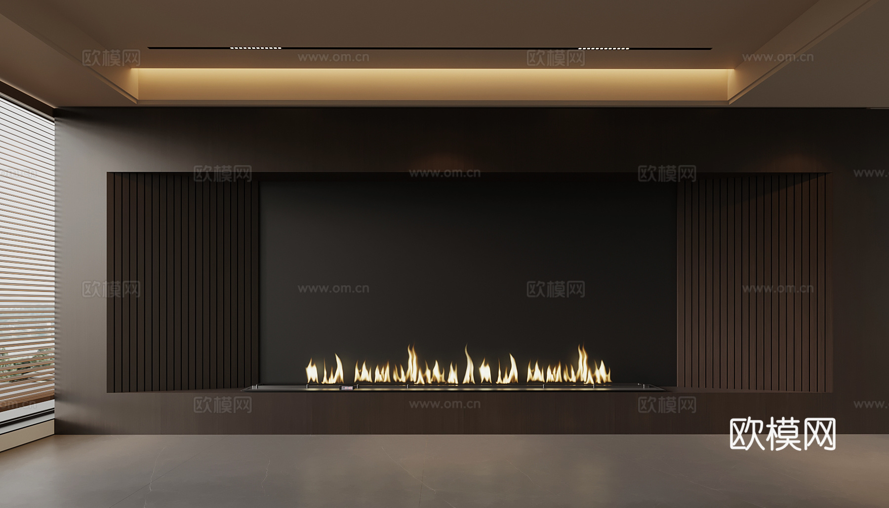 新中式背景墙 电视背景墙su模型