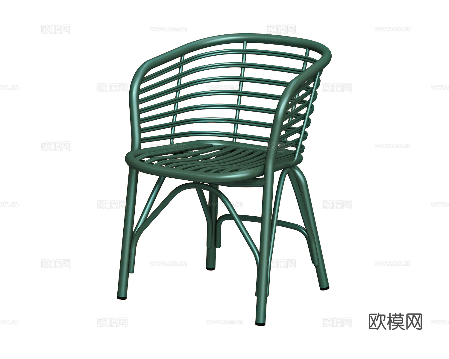 Cane-line 户外椅子 餐椅3d模型下载（渲染图1）