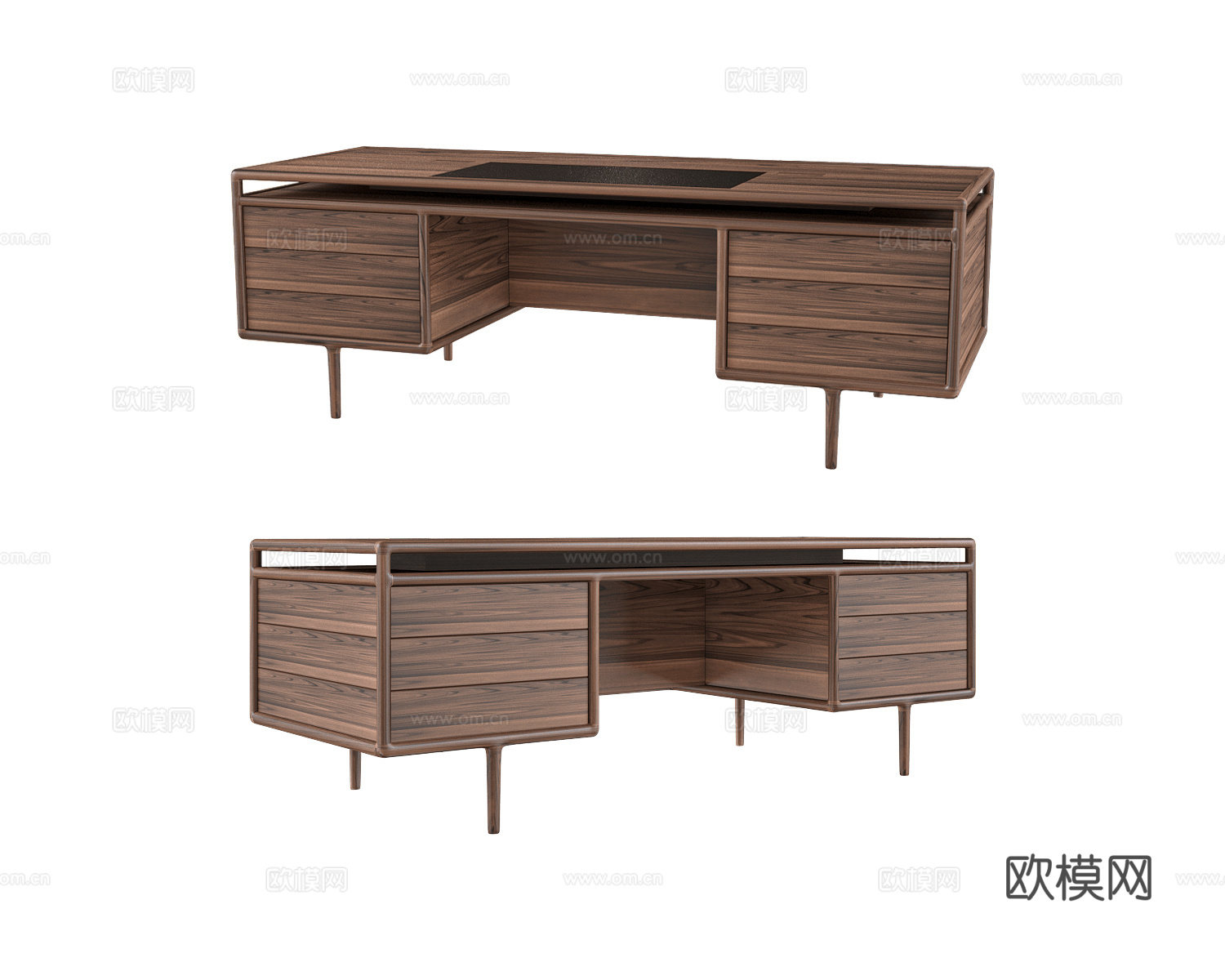 Ceccotti Collezioni 意式办公桌 班台桌3d模型下载