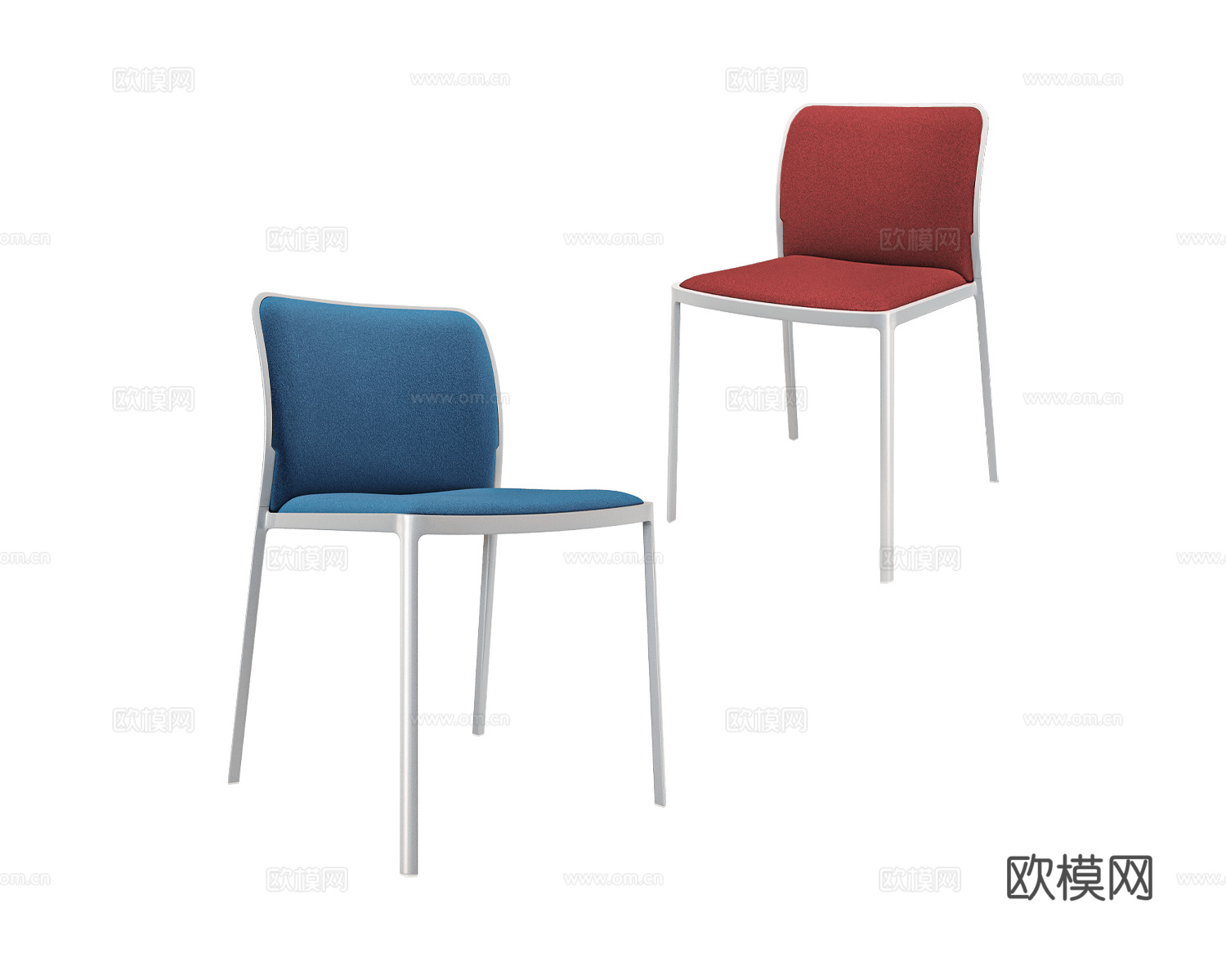 Kartell 餐椅3d模型下载