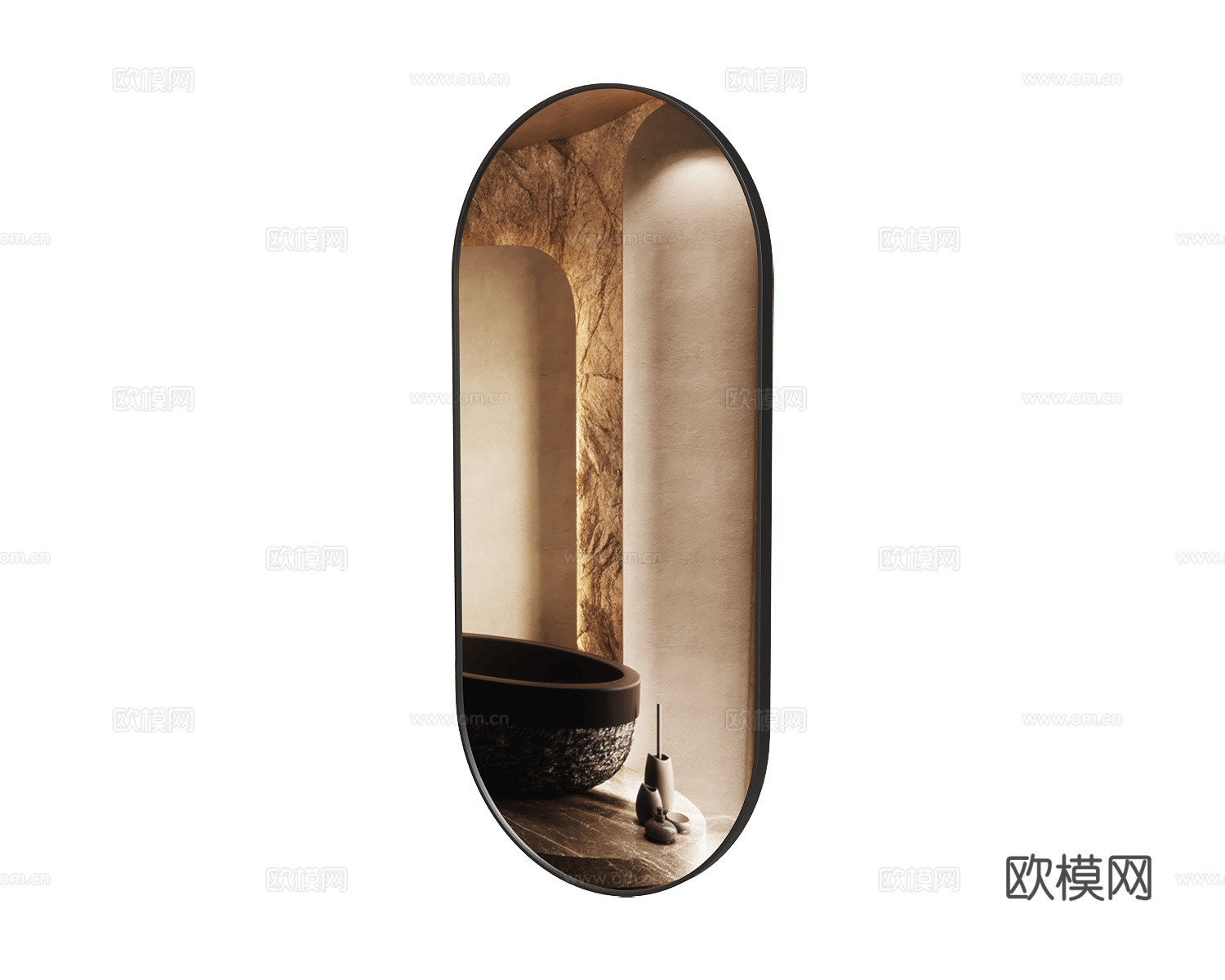 4Corners 挂镜 镜子3d模型下载（渲染图2）