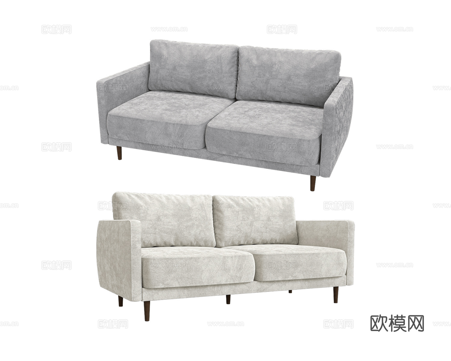 KULT 双人沙发3d模型下载