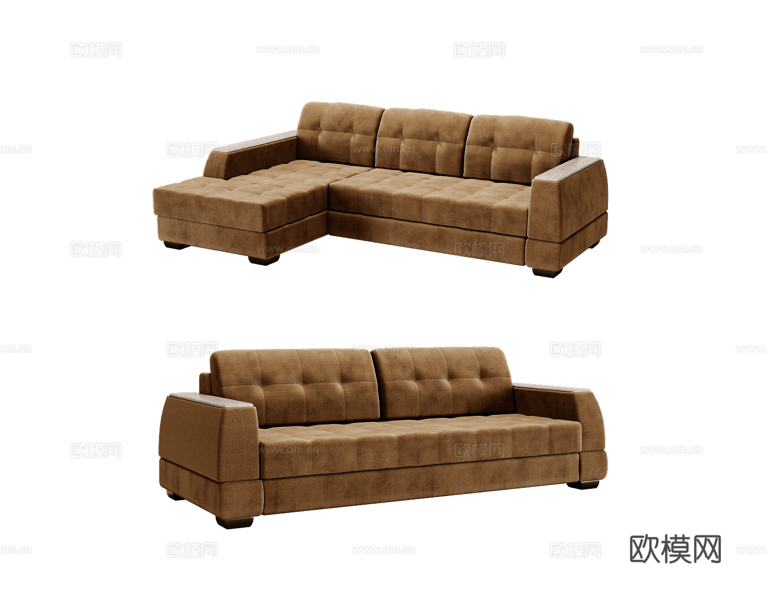 Mirlachev 意式转角沙发3d模型下载