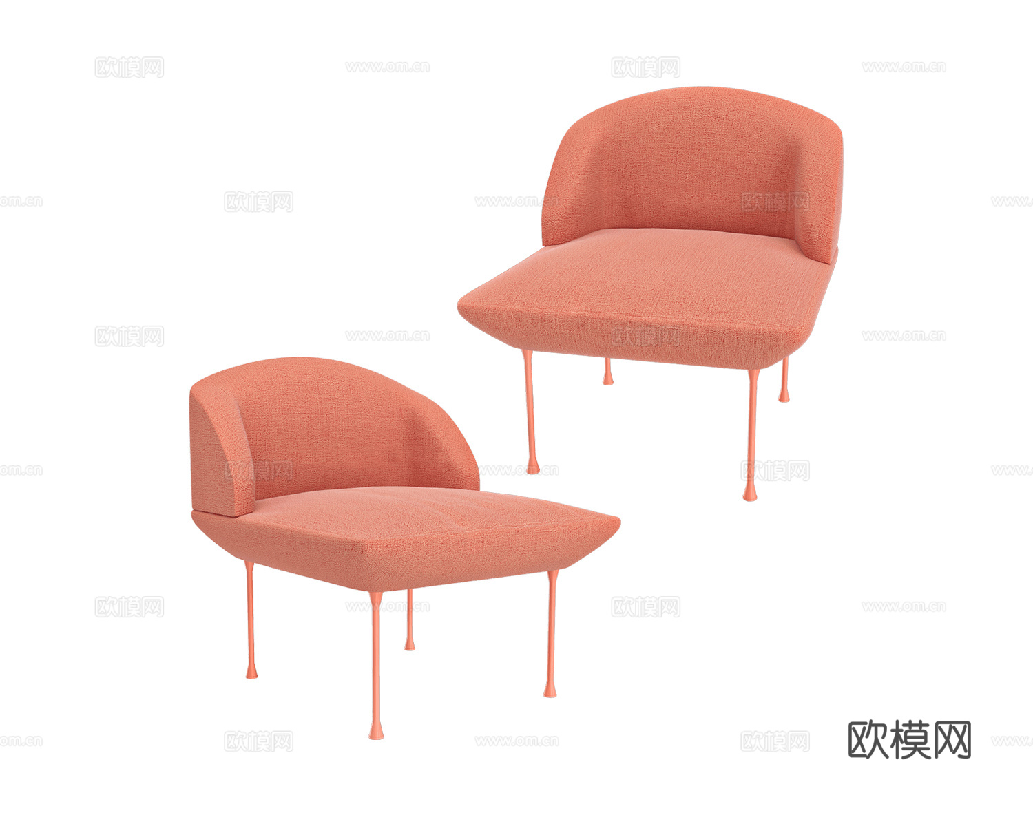 Muuto 沙发凳3d模型下载