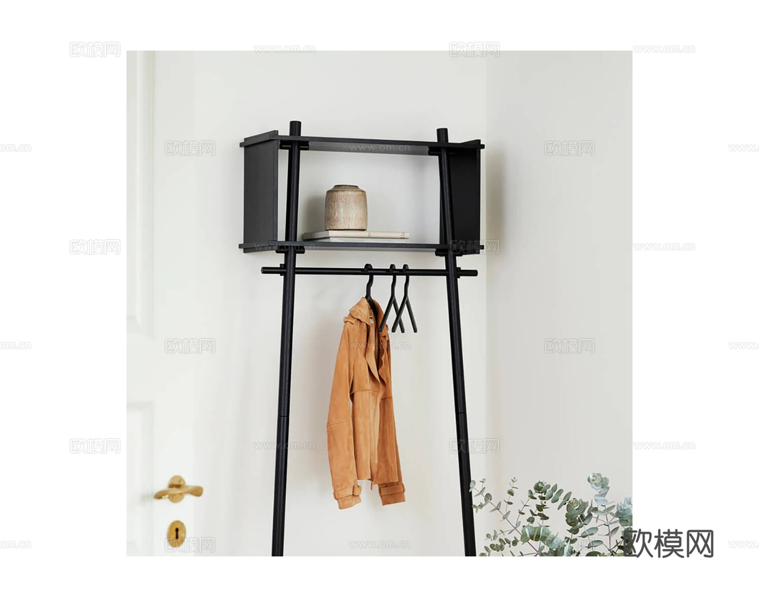 Woud 挂衣钩3d模型下载（渲染图2）