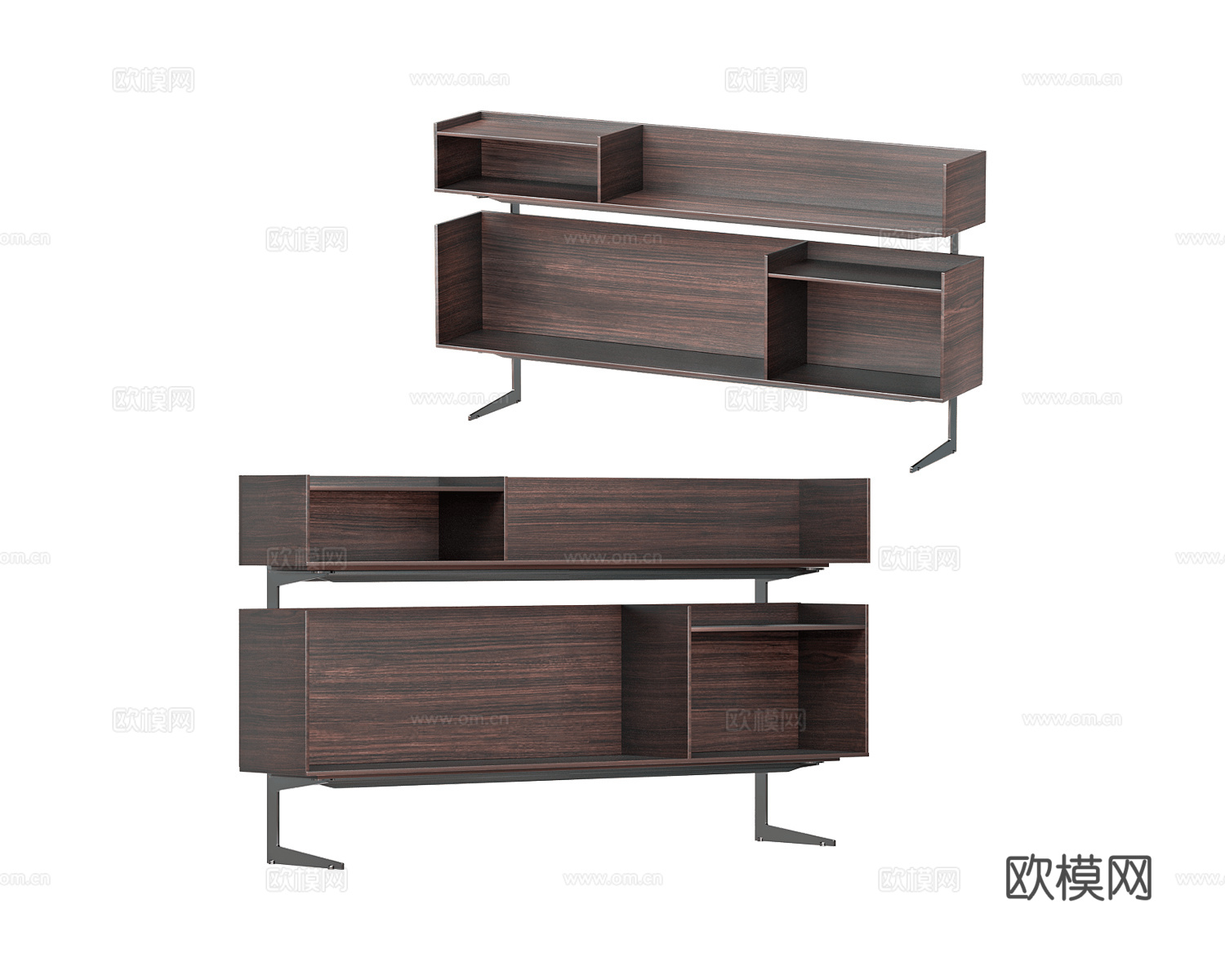 Geometria Loft 储物柜 餐边柜3d模型下载