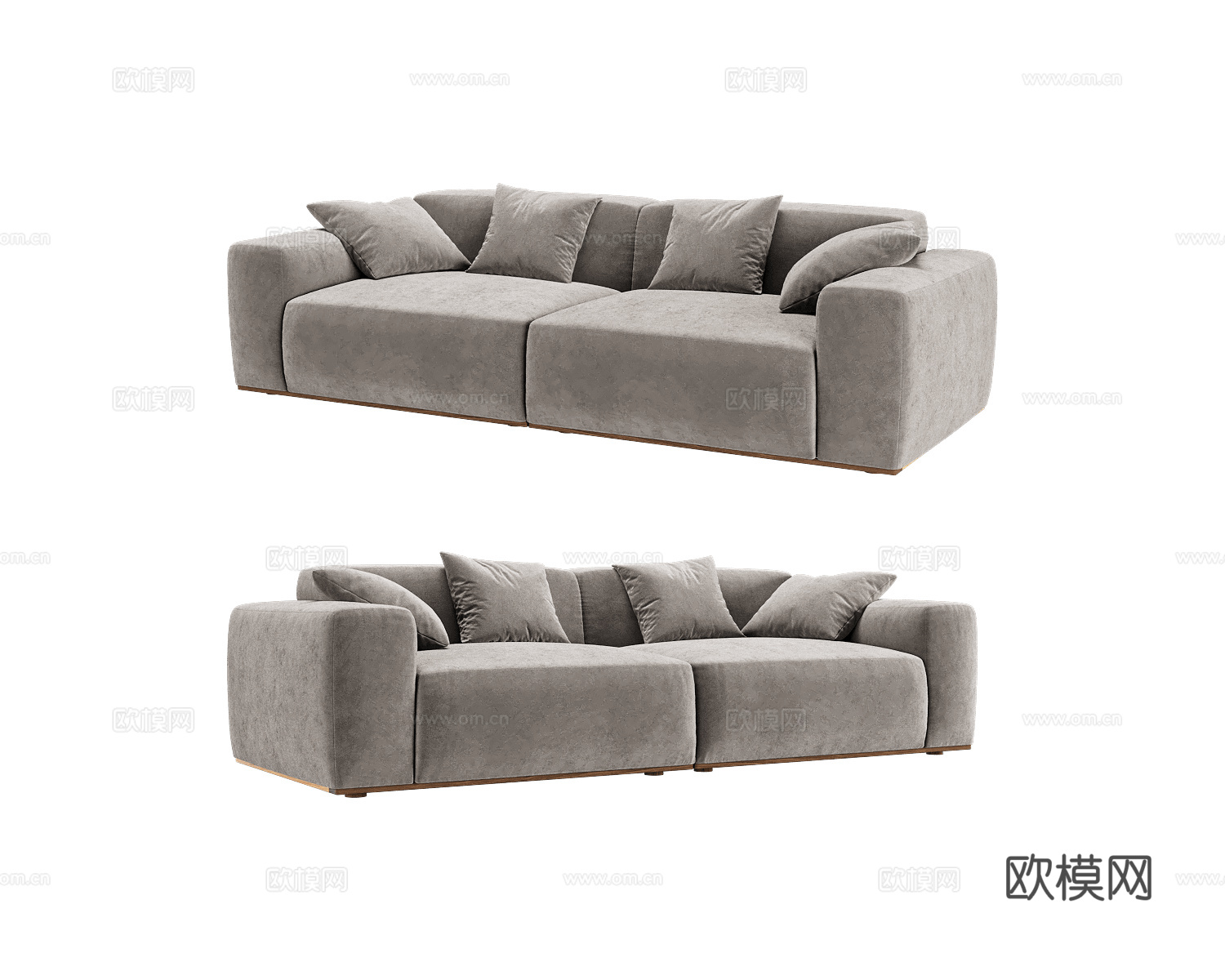 The IDEA 双人沙发3d模型下载