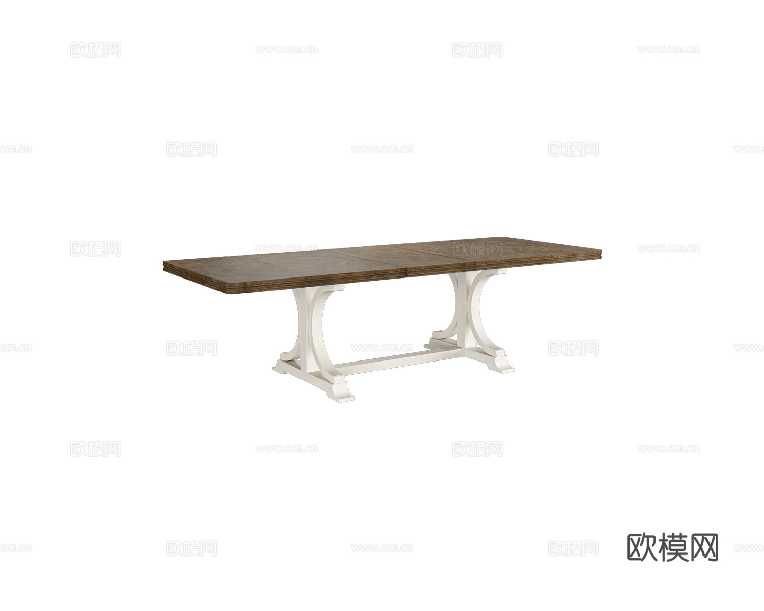 Full House 美式餐桌3d模型下载（渲染图2）