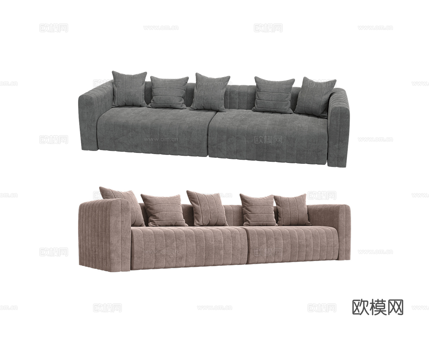 KULT 双人沙发3d模型下载