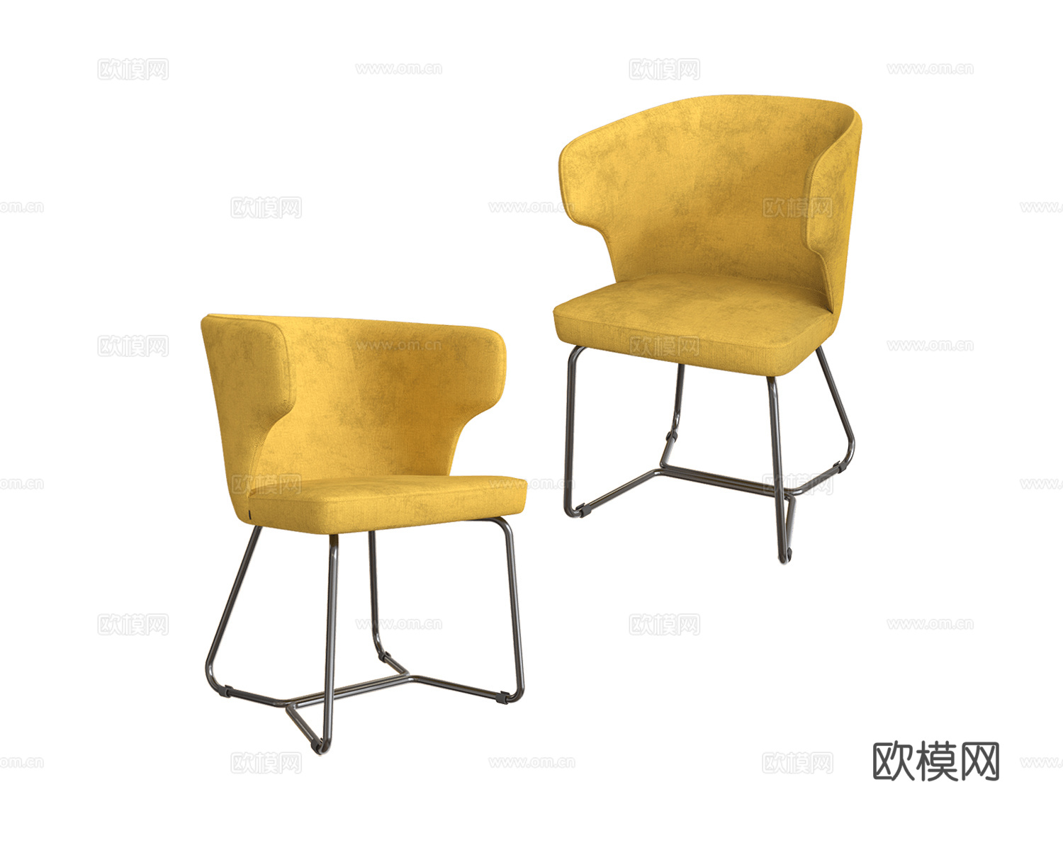 Artu 意式办公椅 椅子3d模型下载