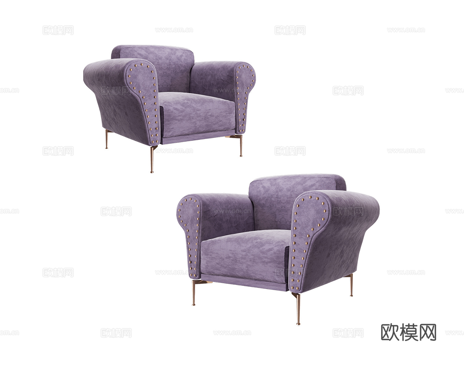 ZZOK 单人沙发3d模型下载