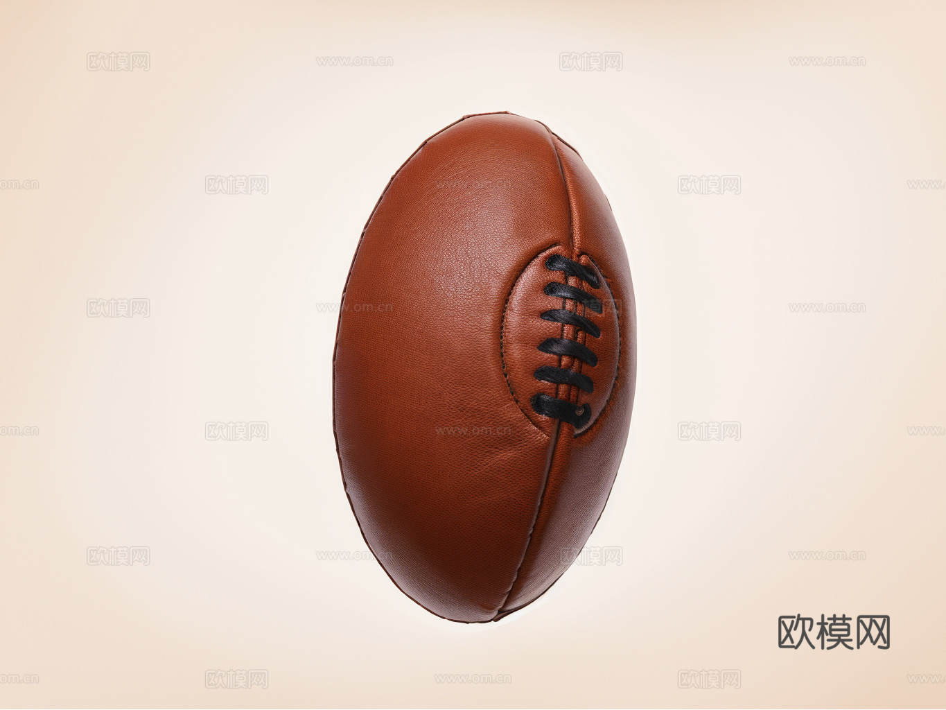 橄榄球su模型下载（渲染图1）