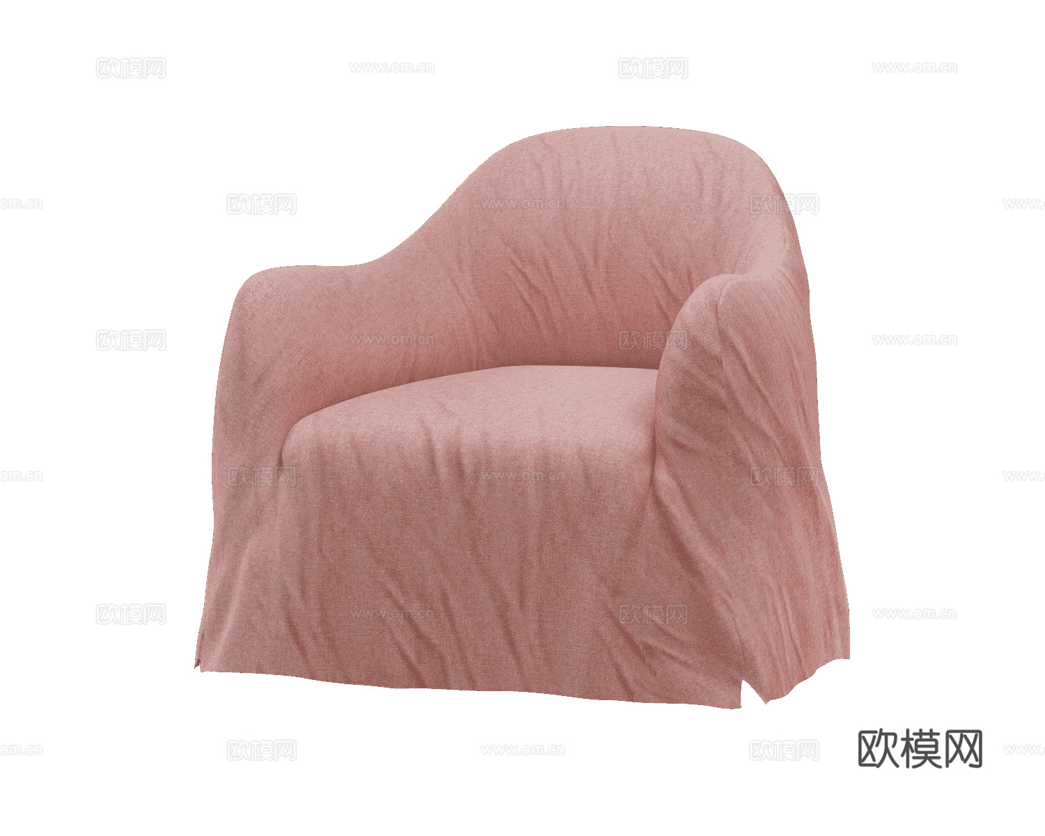 Blasco 单人沙发3d模型下载（渲染图1）