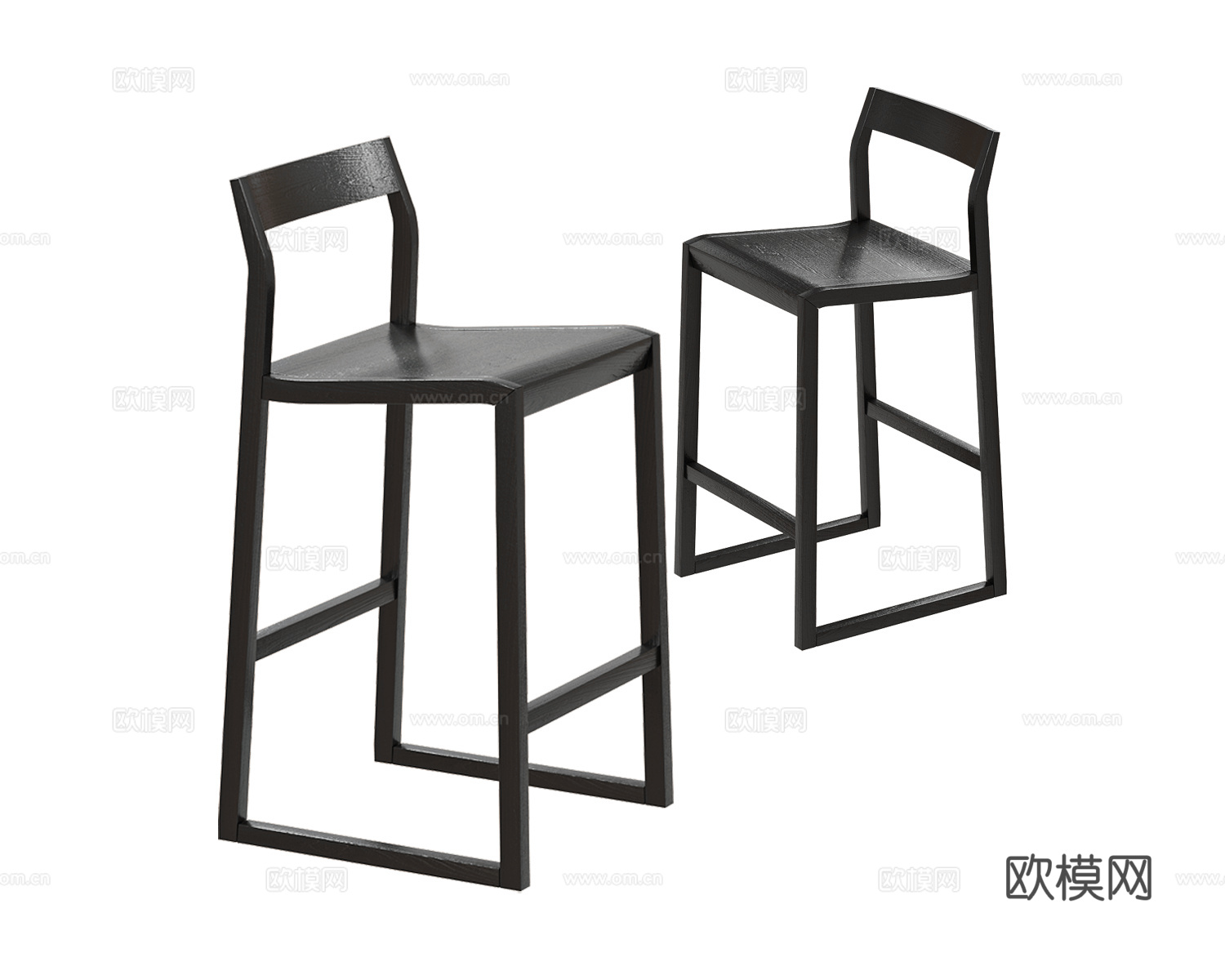 Zilio Aldo & C.吧凳3d模型下载（渲染图2）