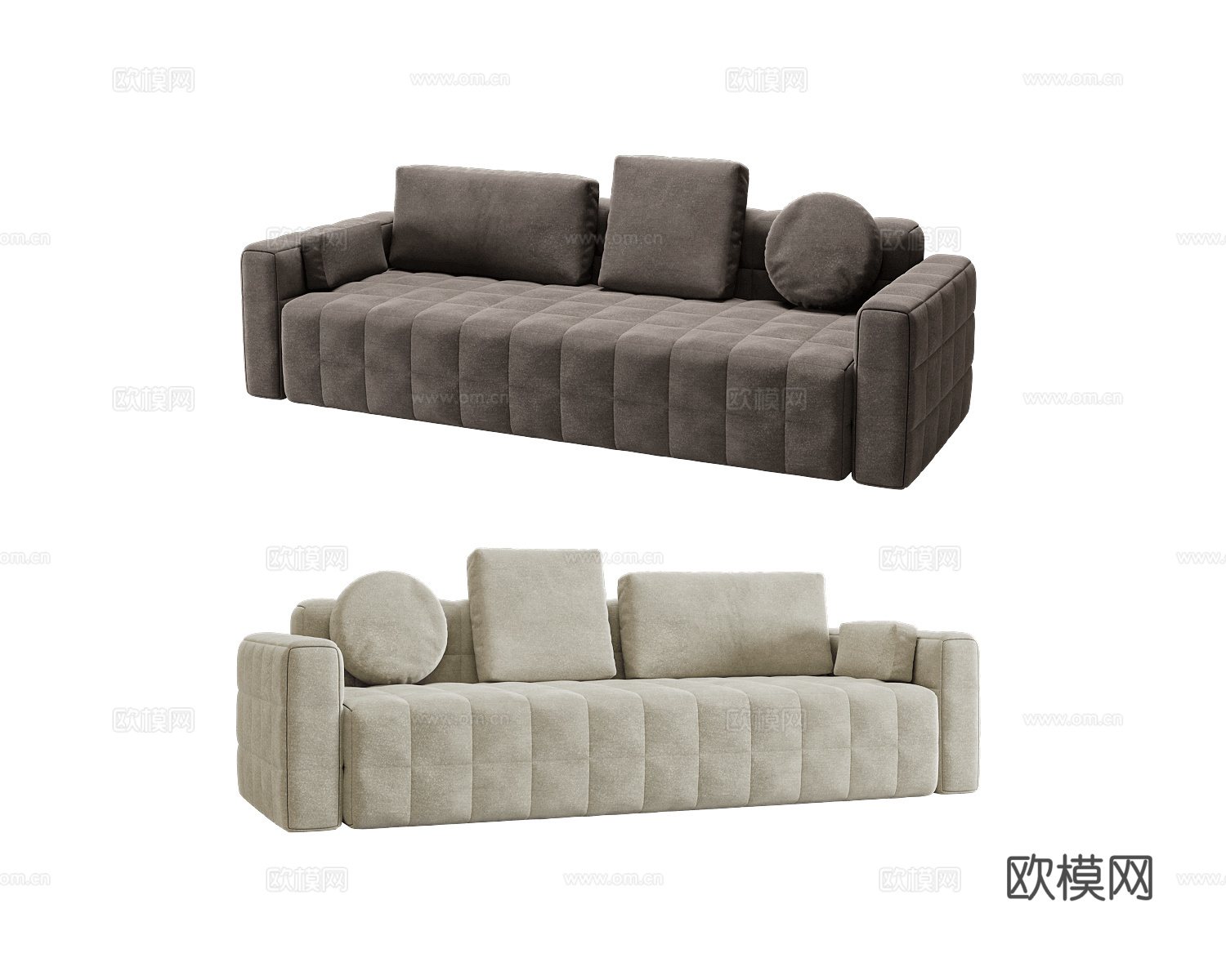 KULT 双人沙发3d模型下载