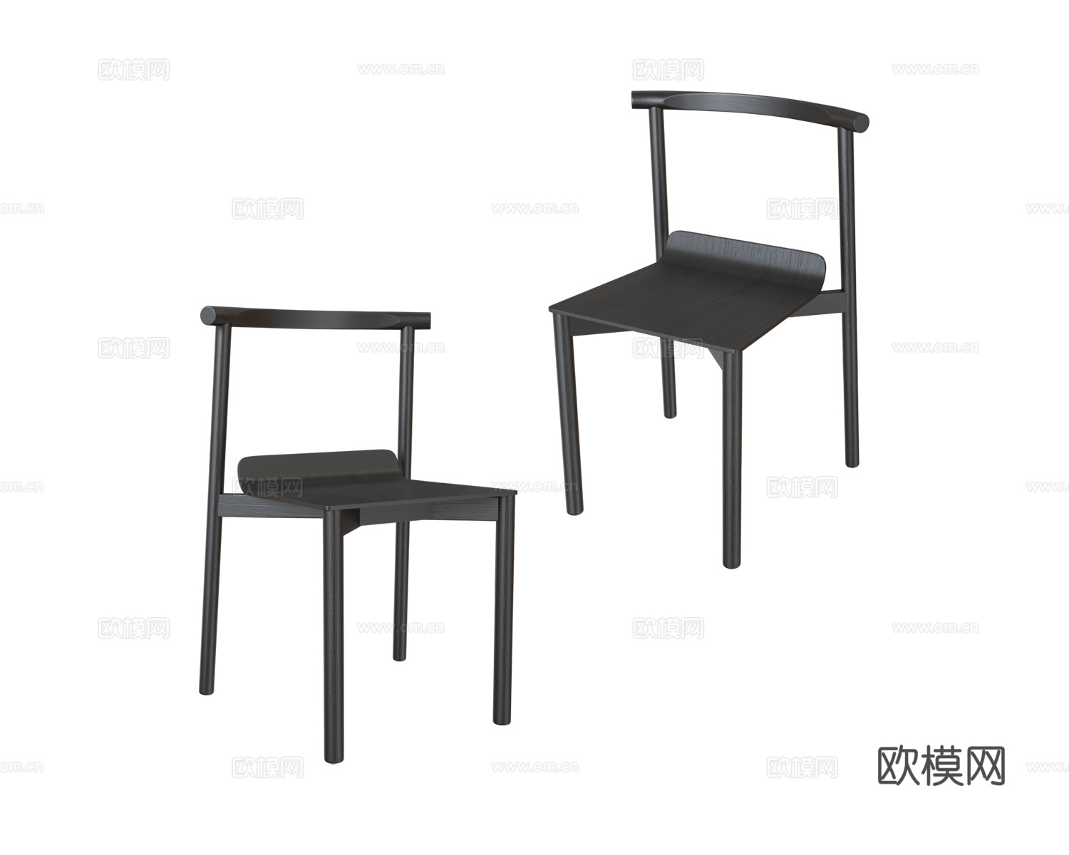 Artu 现代椅子 餐椅3d模型下载