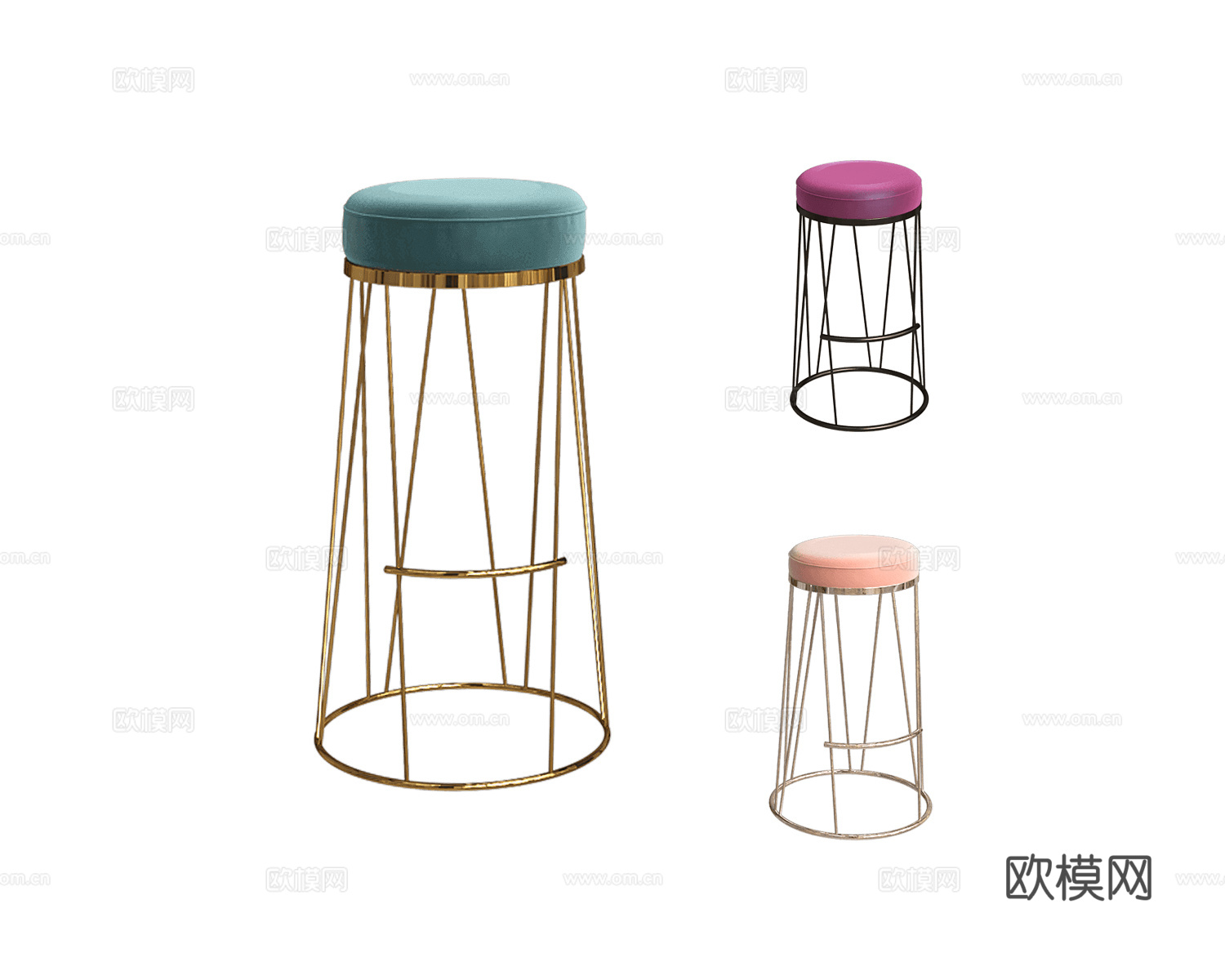 Artu 意式吧凳 吧椅 椅子3d模型下载